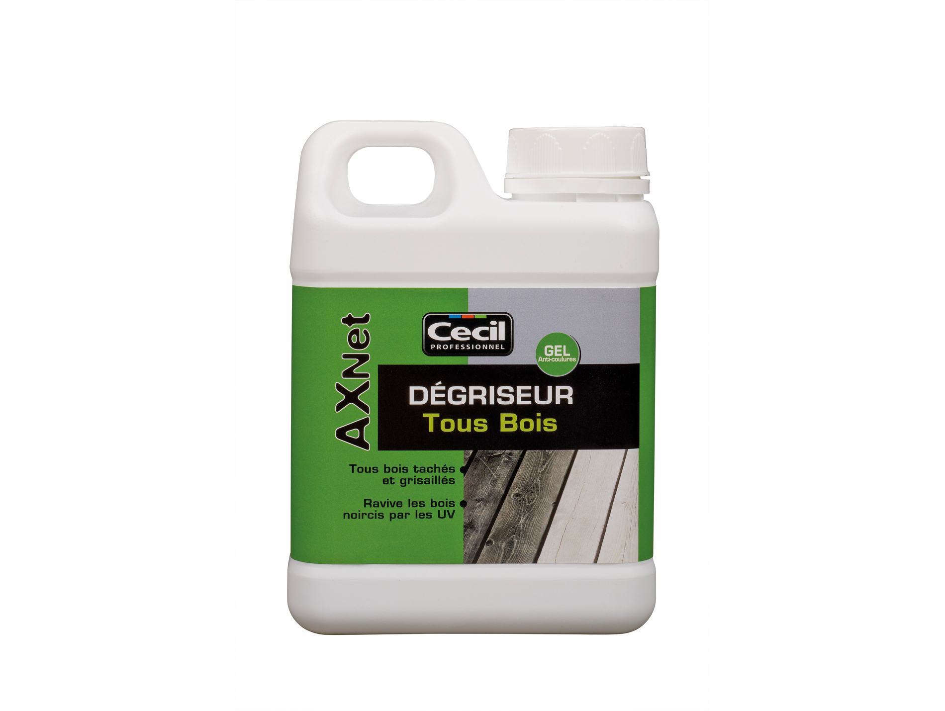 Dégriseur gel tous bois CECILPRO AX Net 1L