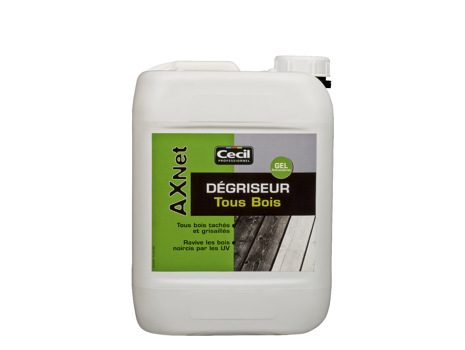 Dégriseur gel tous bois CECILPRO AX Net 5L