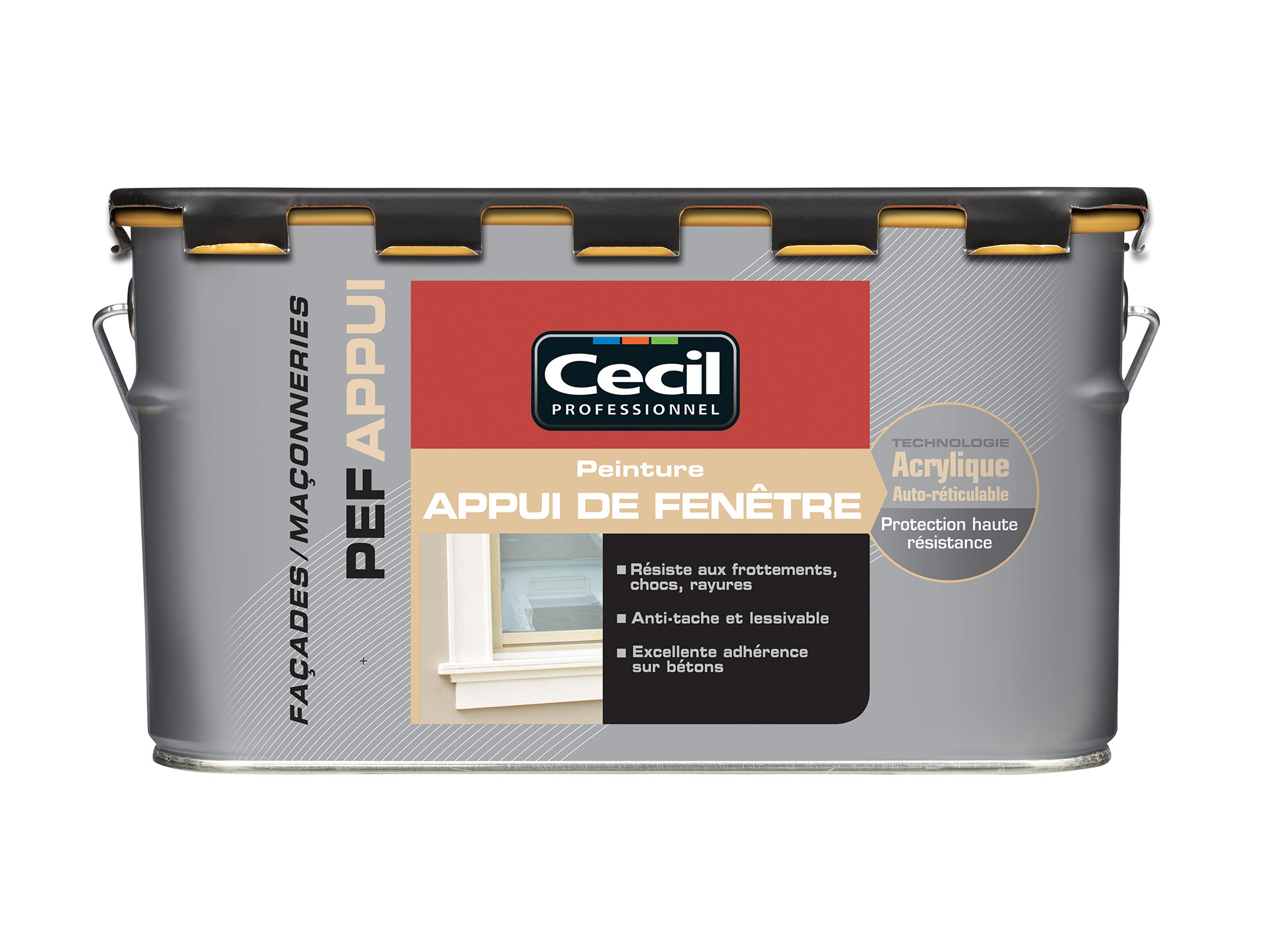 Peinture CecilPRO appui de fenêtreblanc satin 2,5L