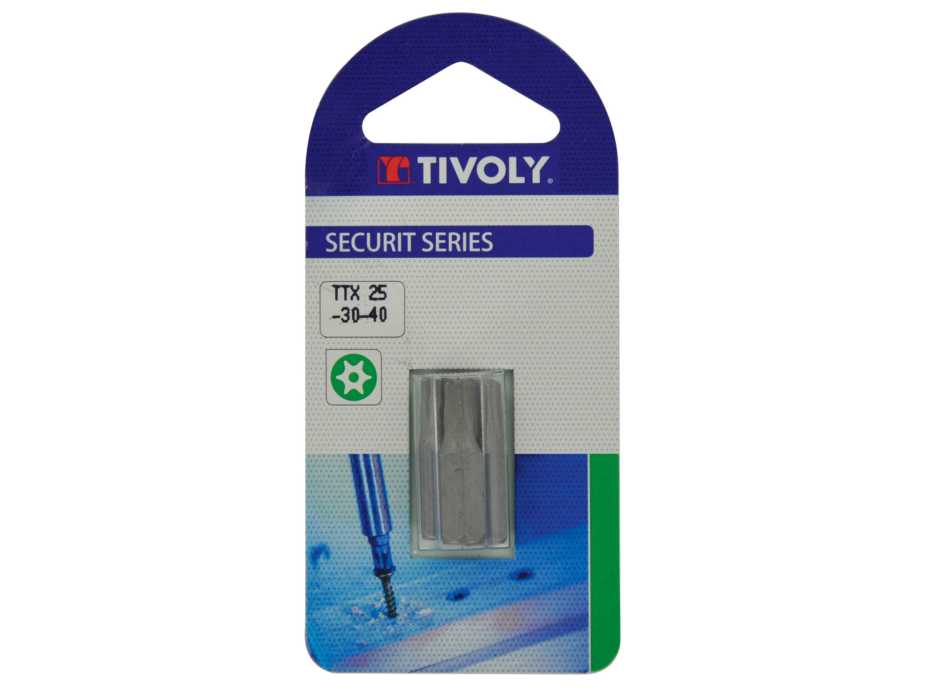 3 embouts de vissage pour vis Torx Tamper N°25-30-40