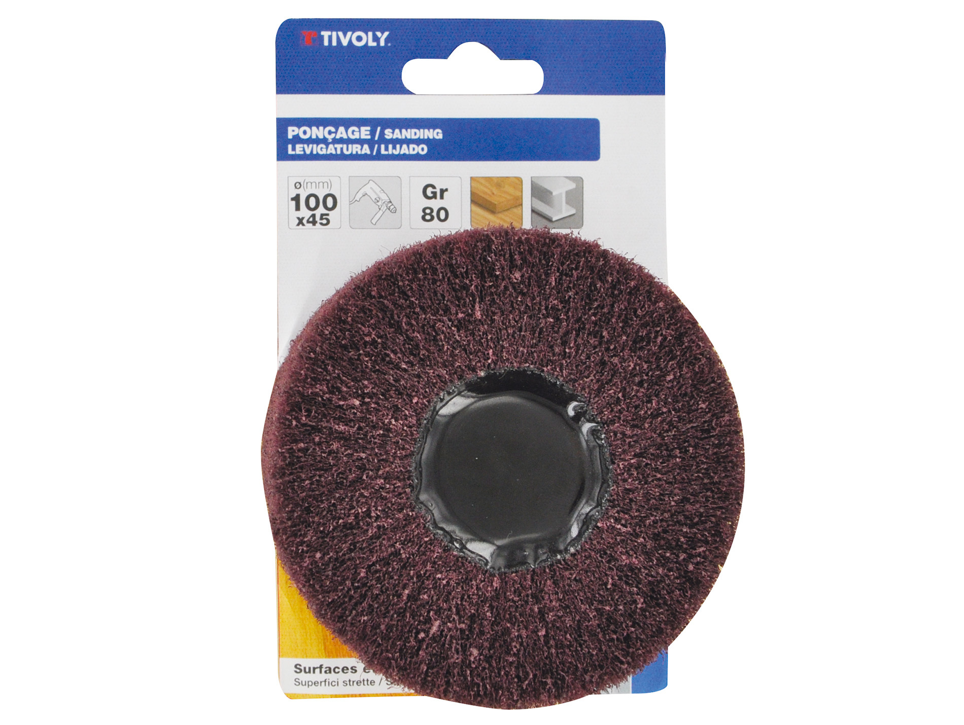 Roue en mousse abrasive Ø100 TIVOLY