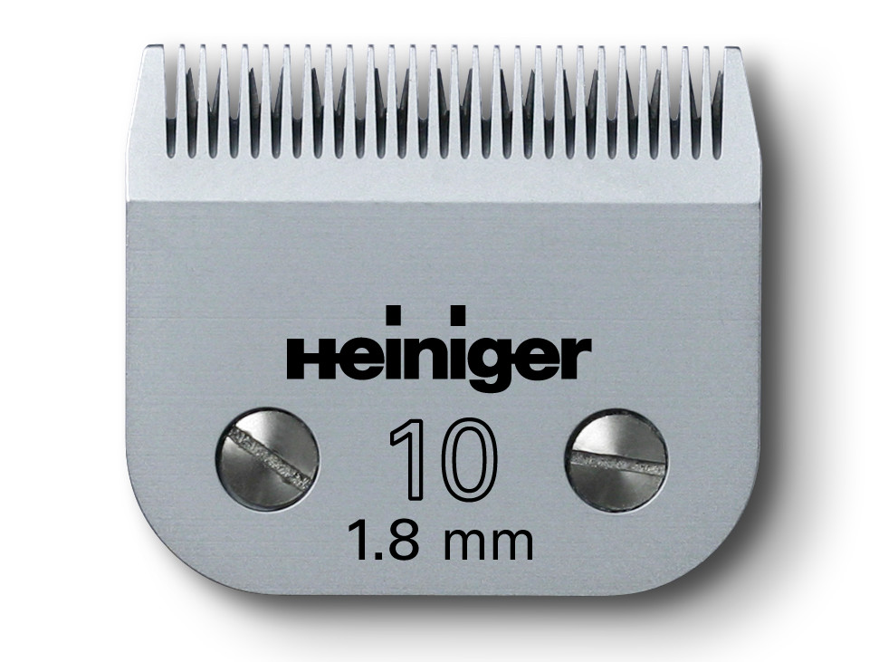 Tête coupe HEINIGER tondeuse saphir pour chien n°10 1,8mm