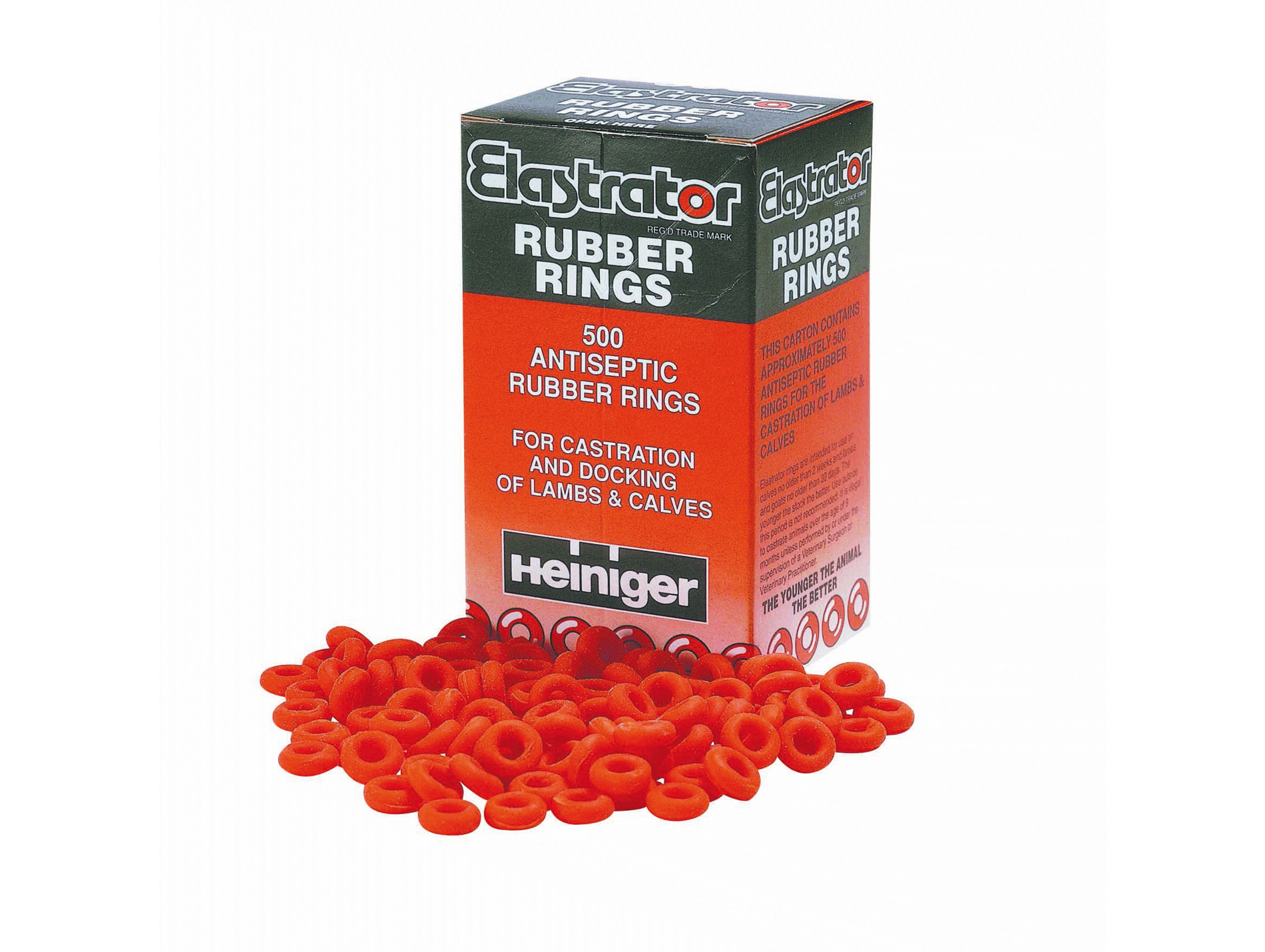 Anneau de gomme Elastrator - Boite de 500
