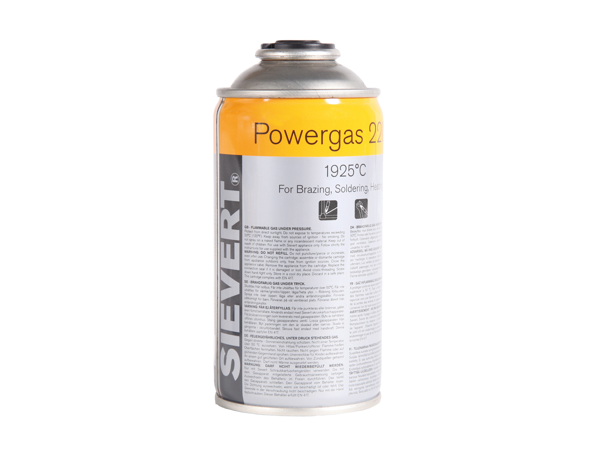 Recharge gaz SIEVERS épilateur thermique propane 750ml