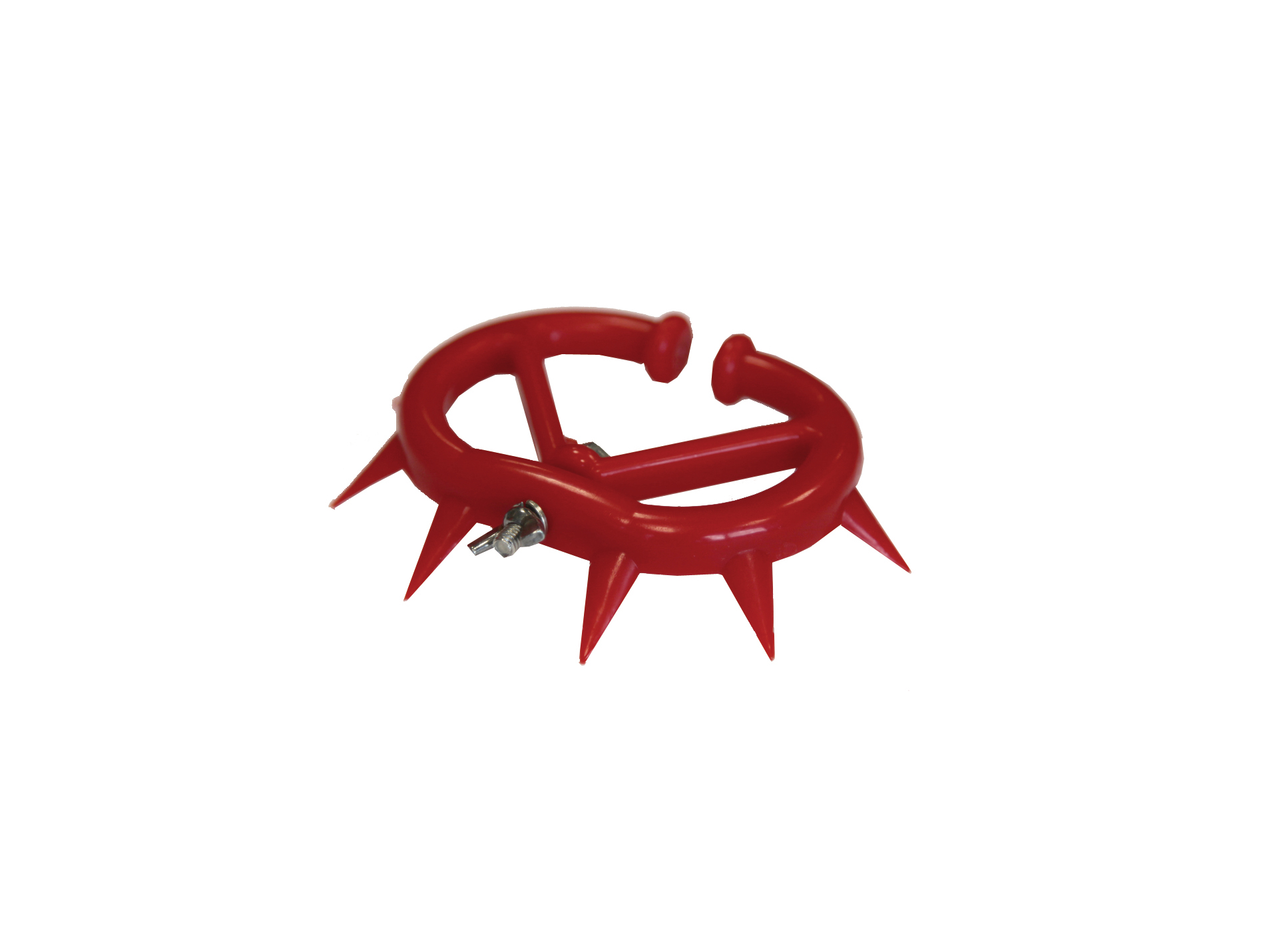 Anti-têteur plastique KAMER à pointe petit modèle rouge x2
