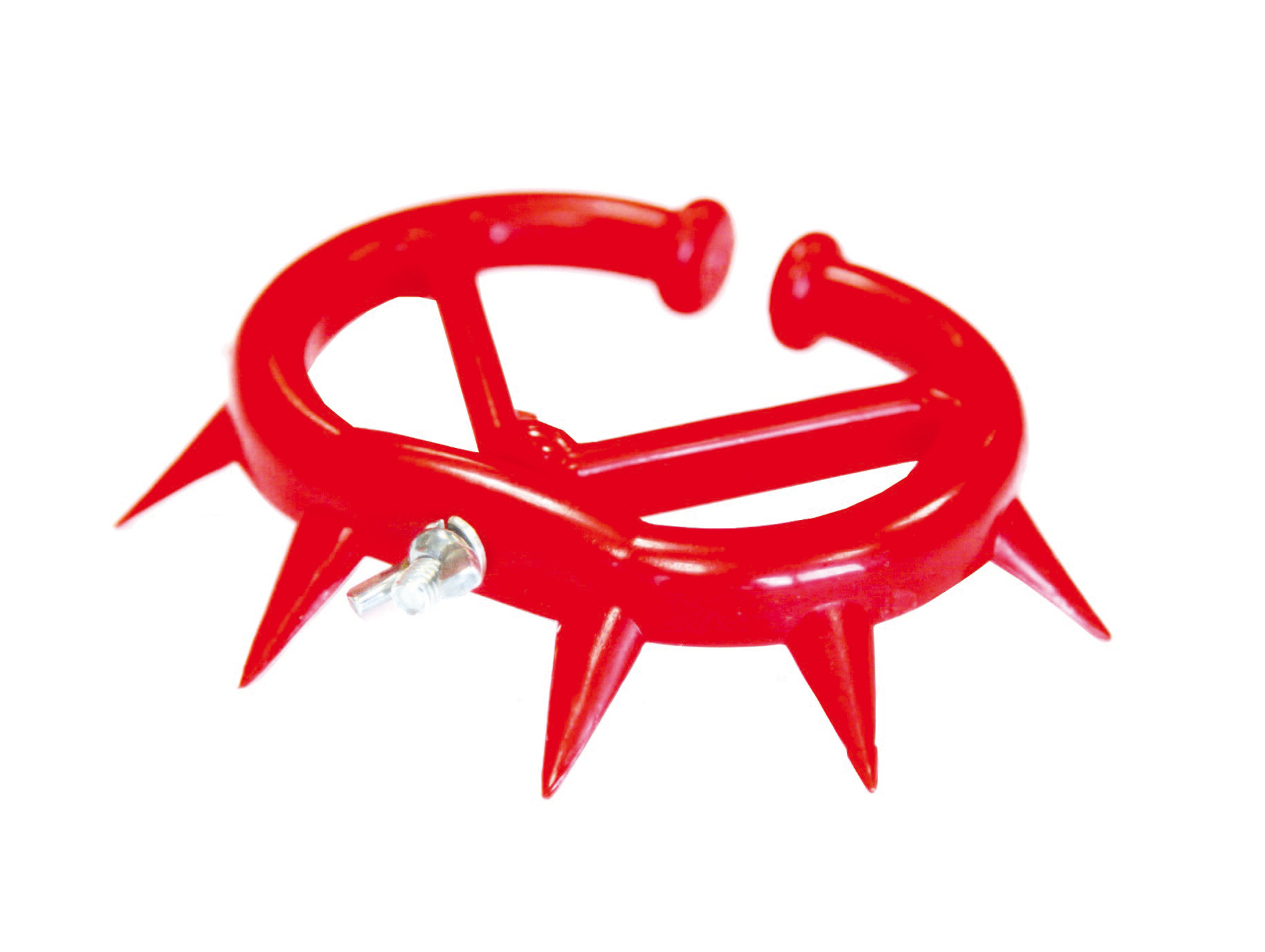 Anti-têteur plastique KAMER à pointe petit modèle rouge x5