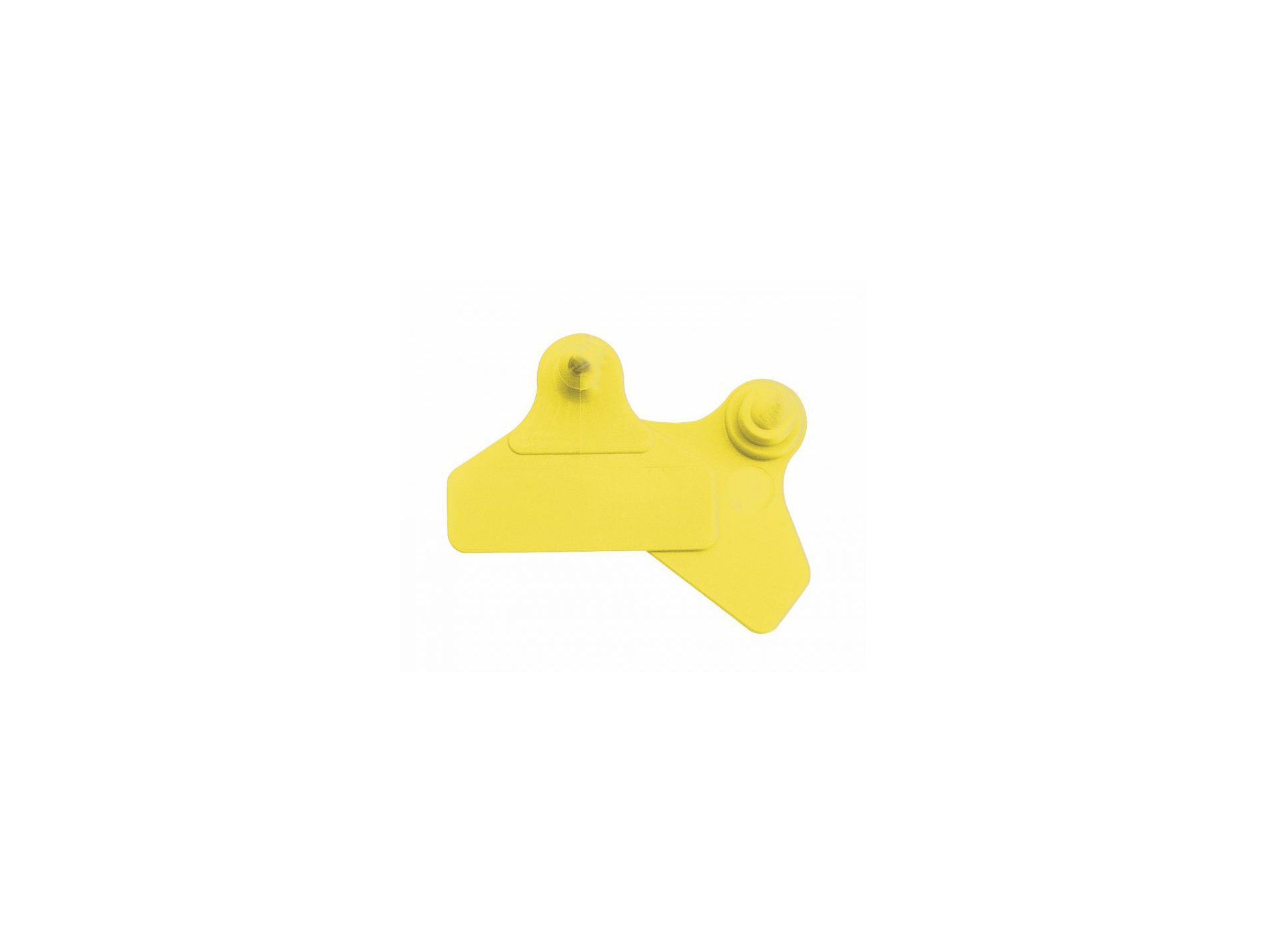 Boucle marquage UKAL flex large 45x55mm jaune x20