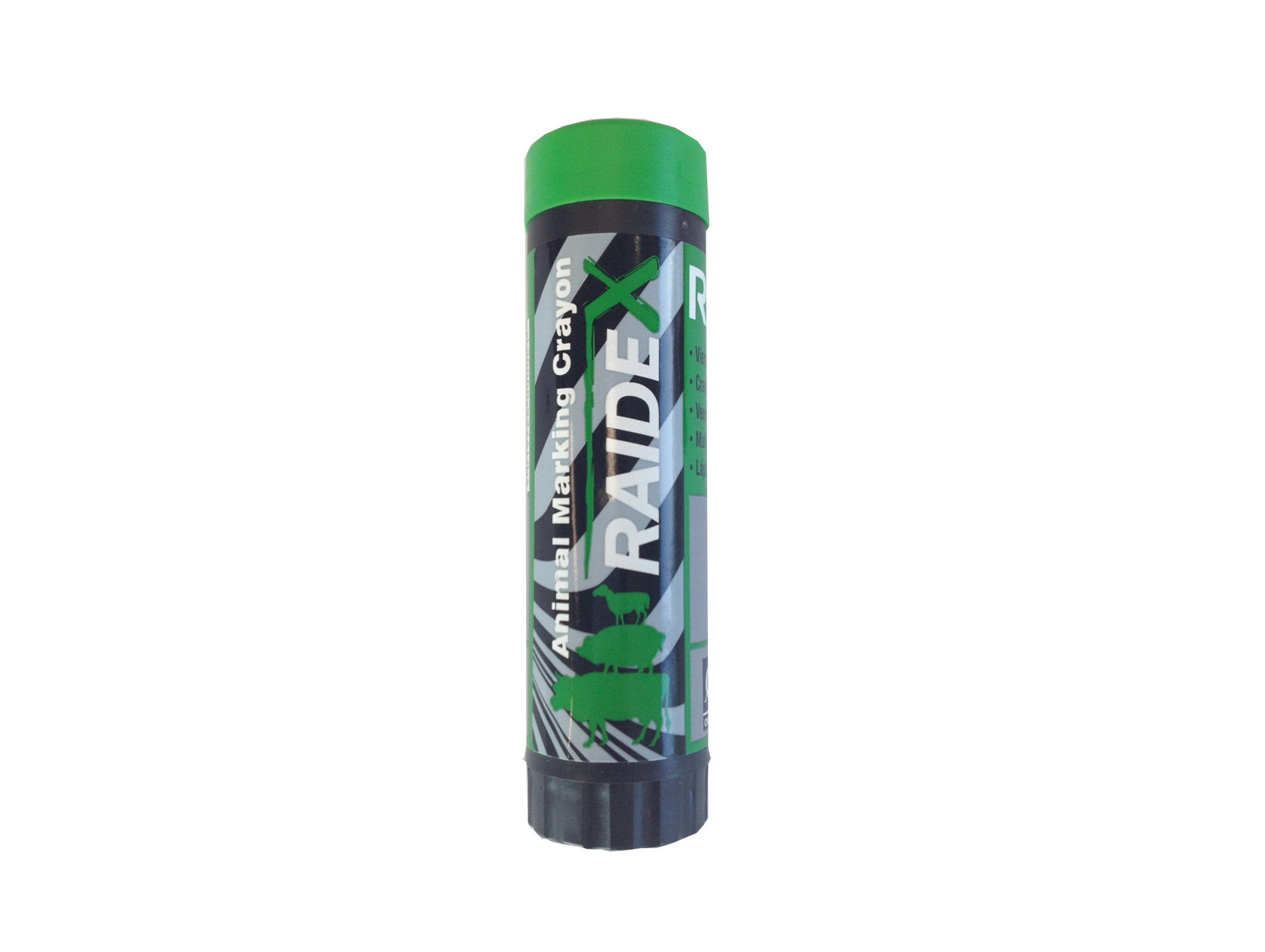 Crayon à marquer RAIDEX étui plastique Vert