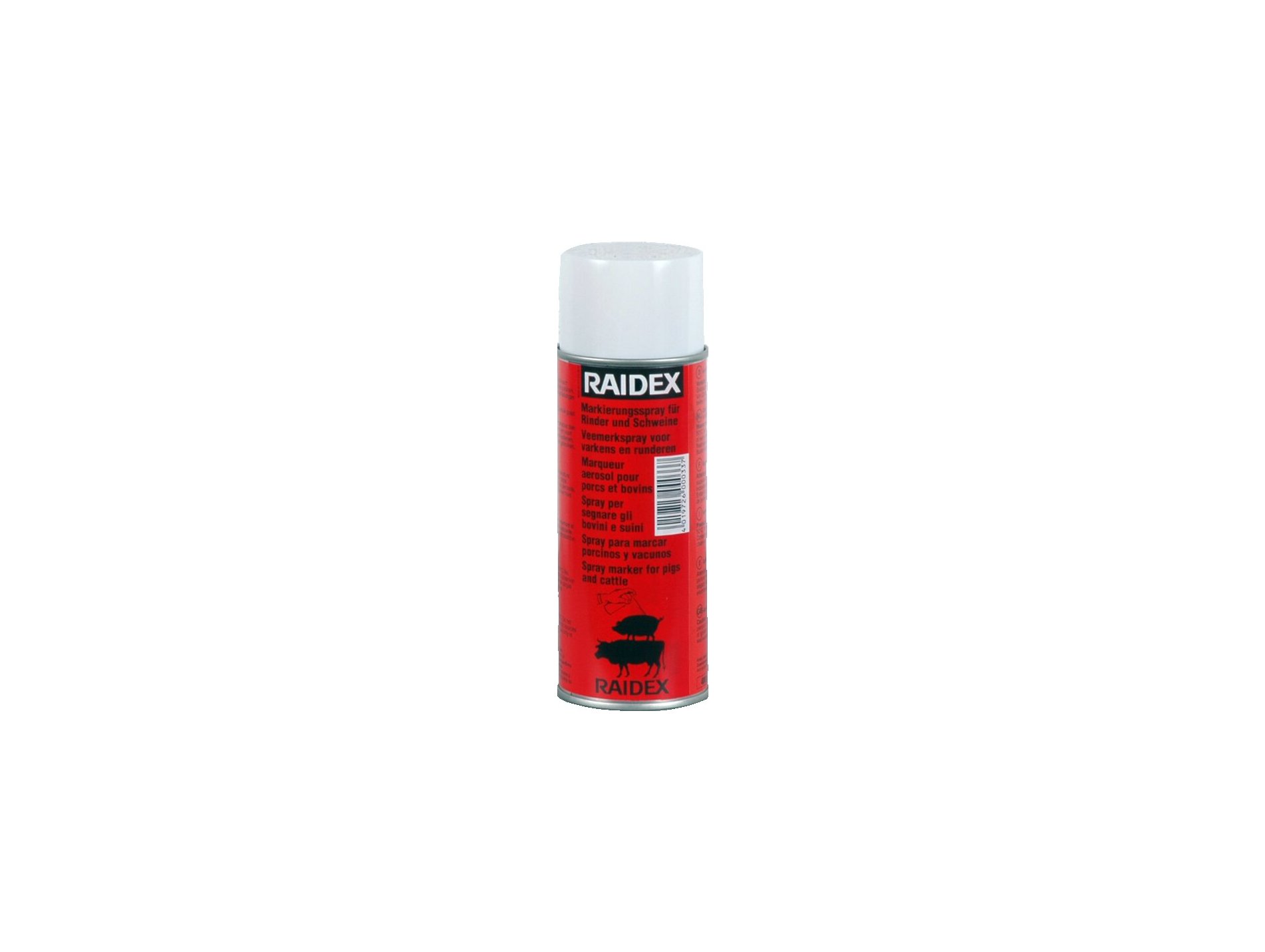Aérosol marquage RAIDEX porcin 500ml rouge