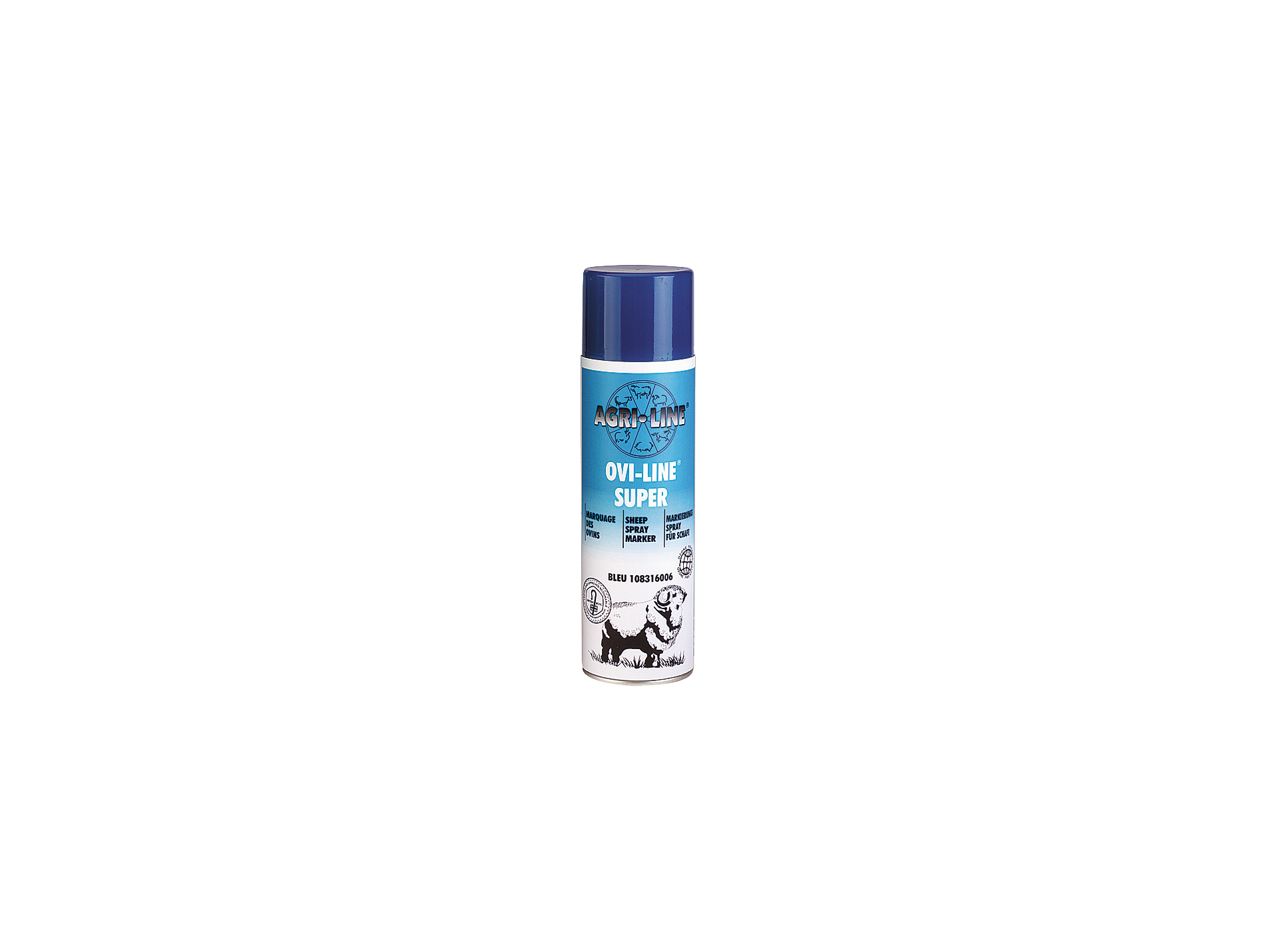 Aérosol marquage OVILINE 500ml bleu