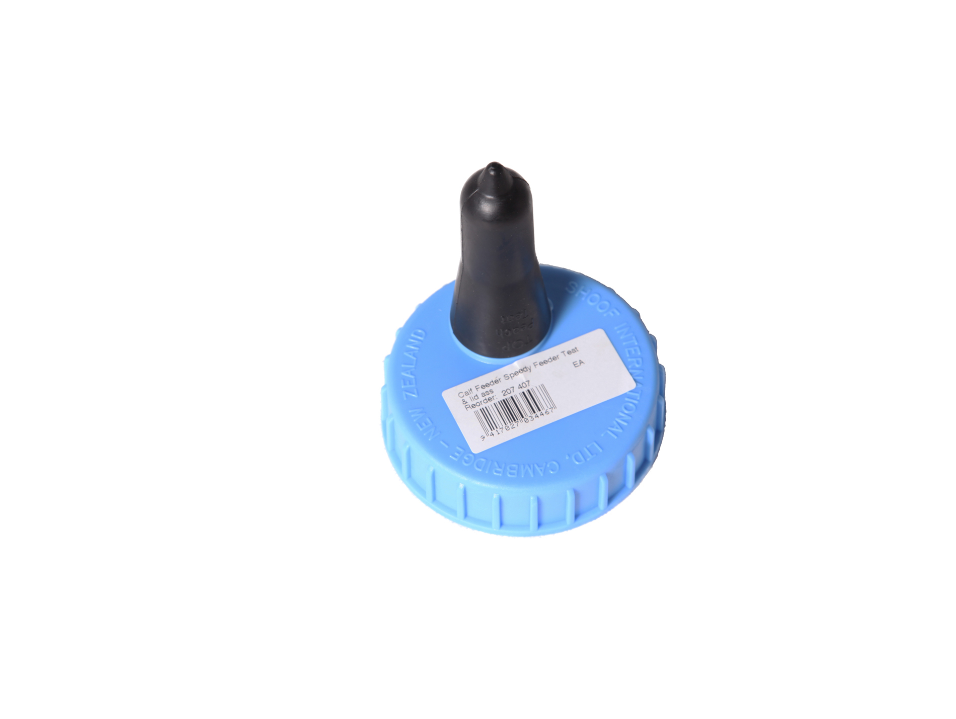 Couvercle et tétine SHOOF pour biberon speedy feeder