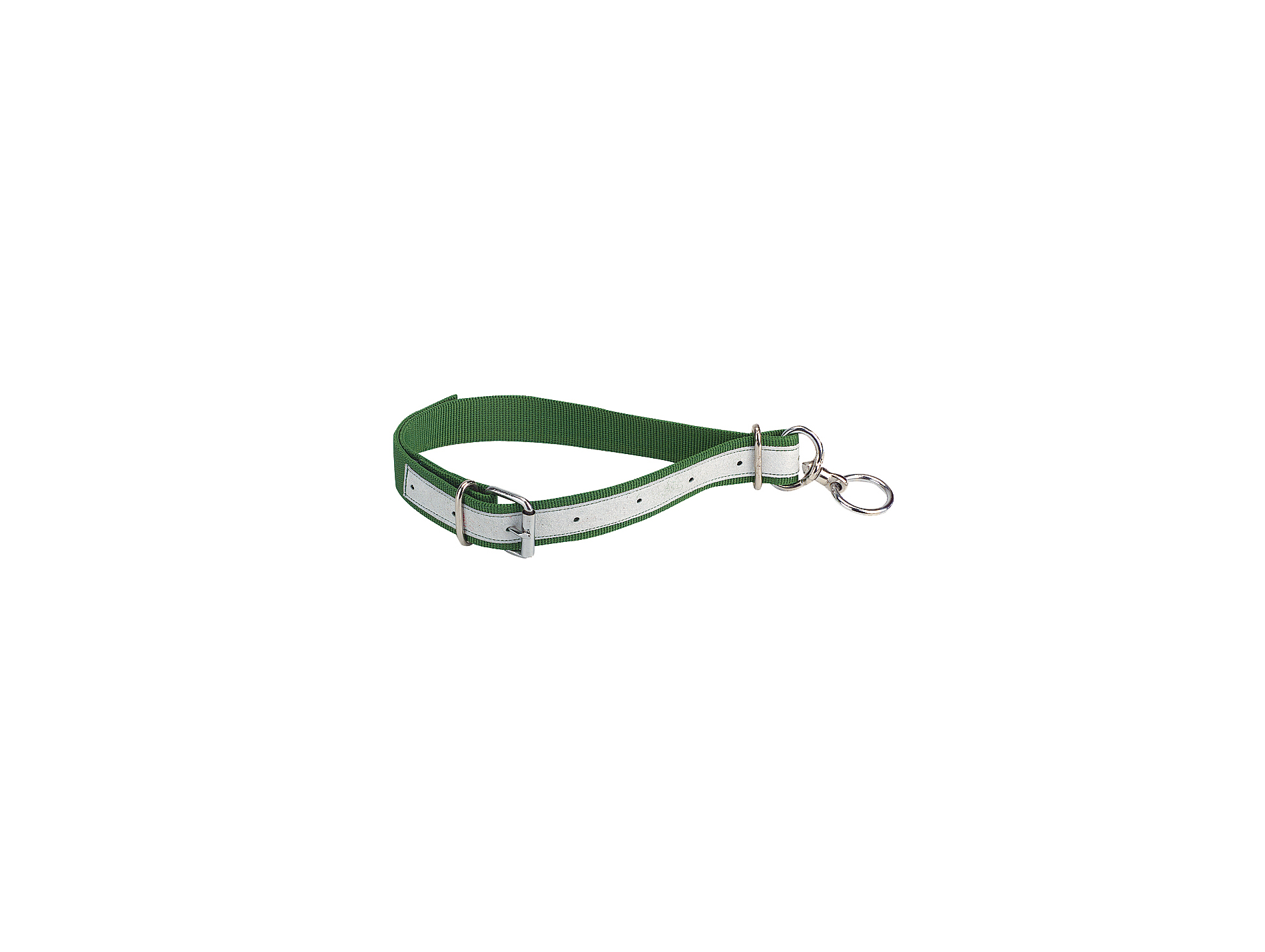 Collier nylon KAMER veau vert noir + touret