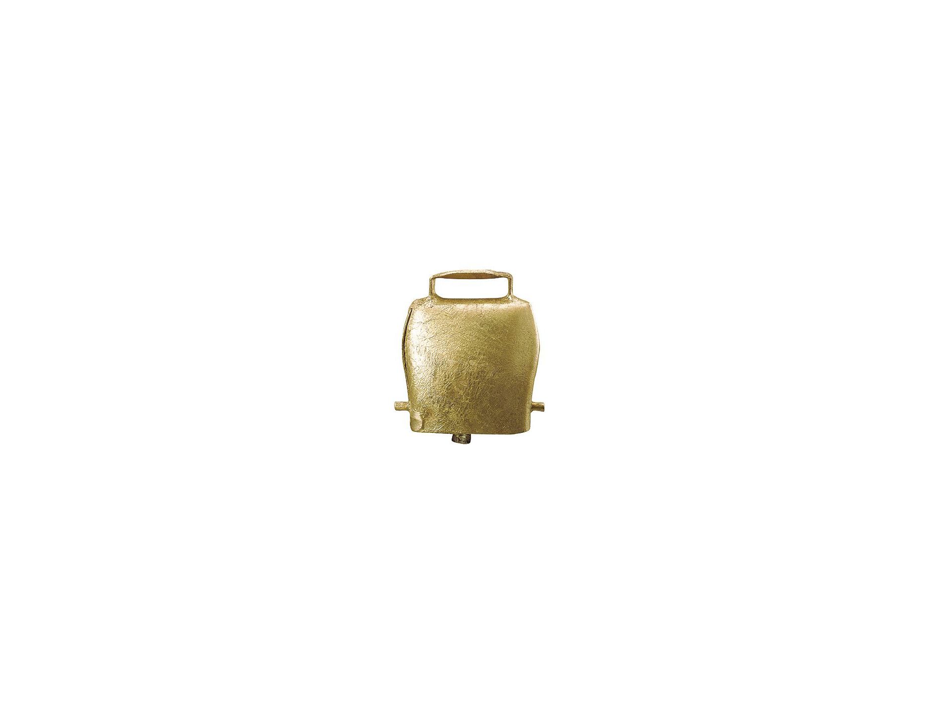 Cloche en acier droit coloris bronze 75mm