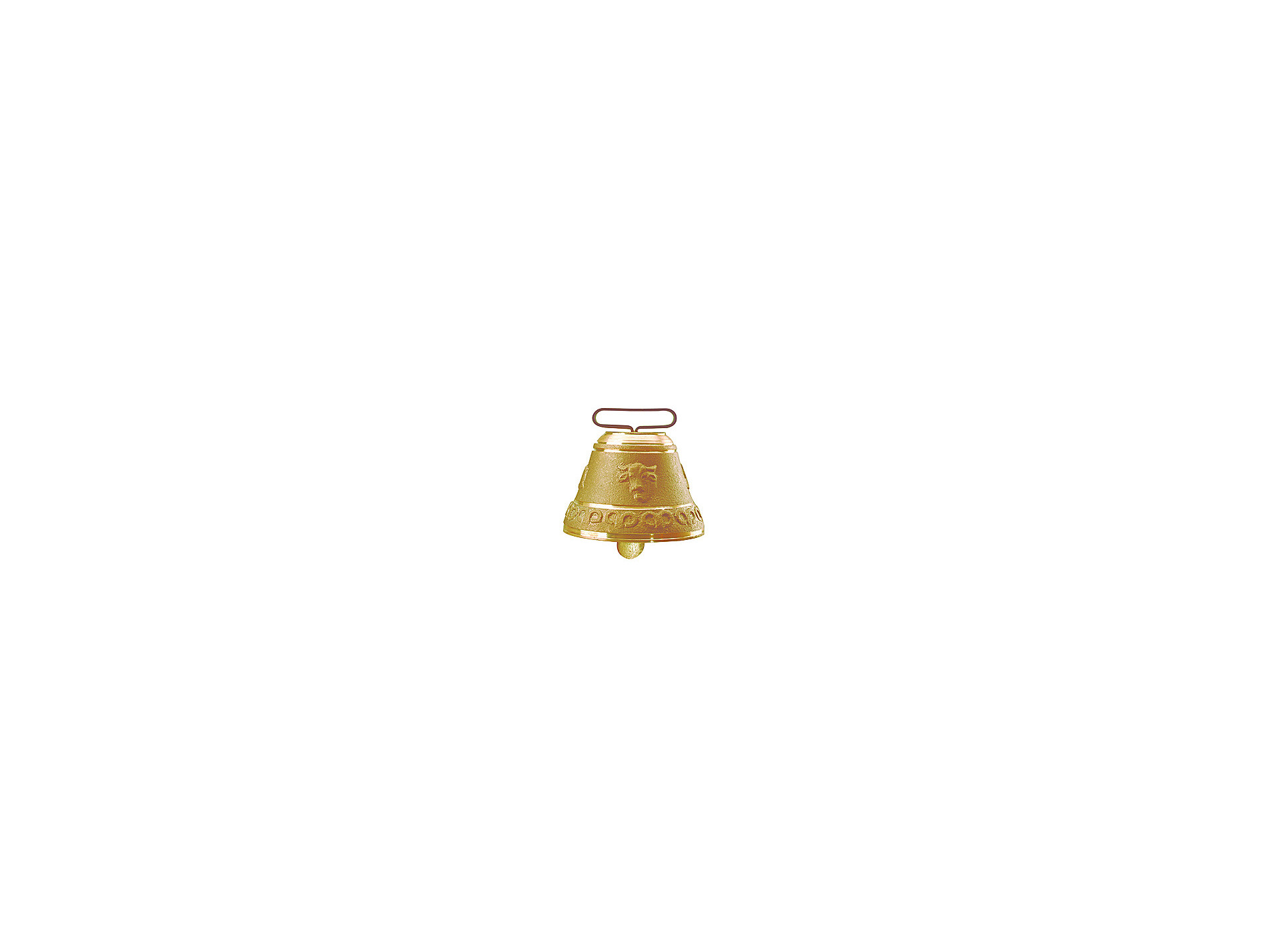 Cloche fonte laiton ronde 100