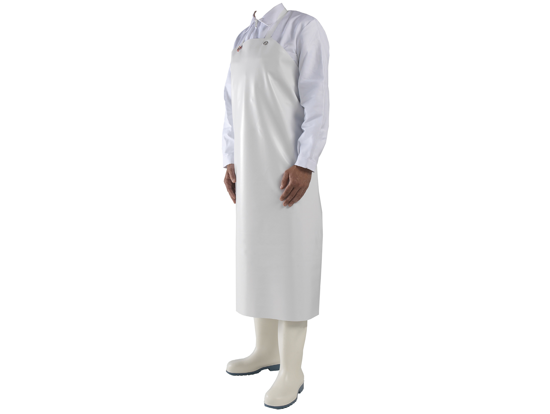 Tablier de laiterie 90x115cm blanc