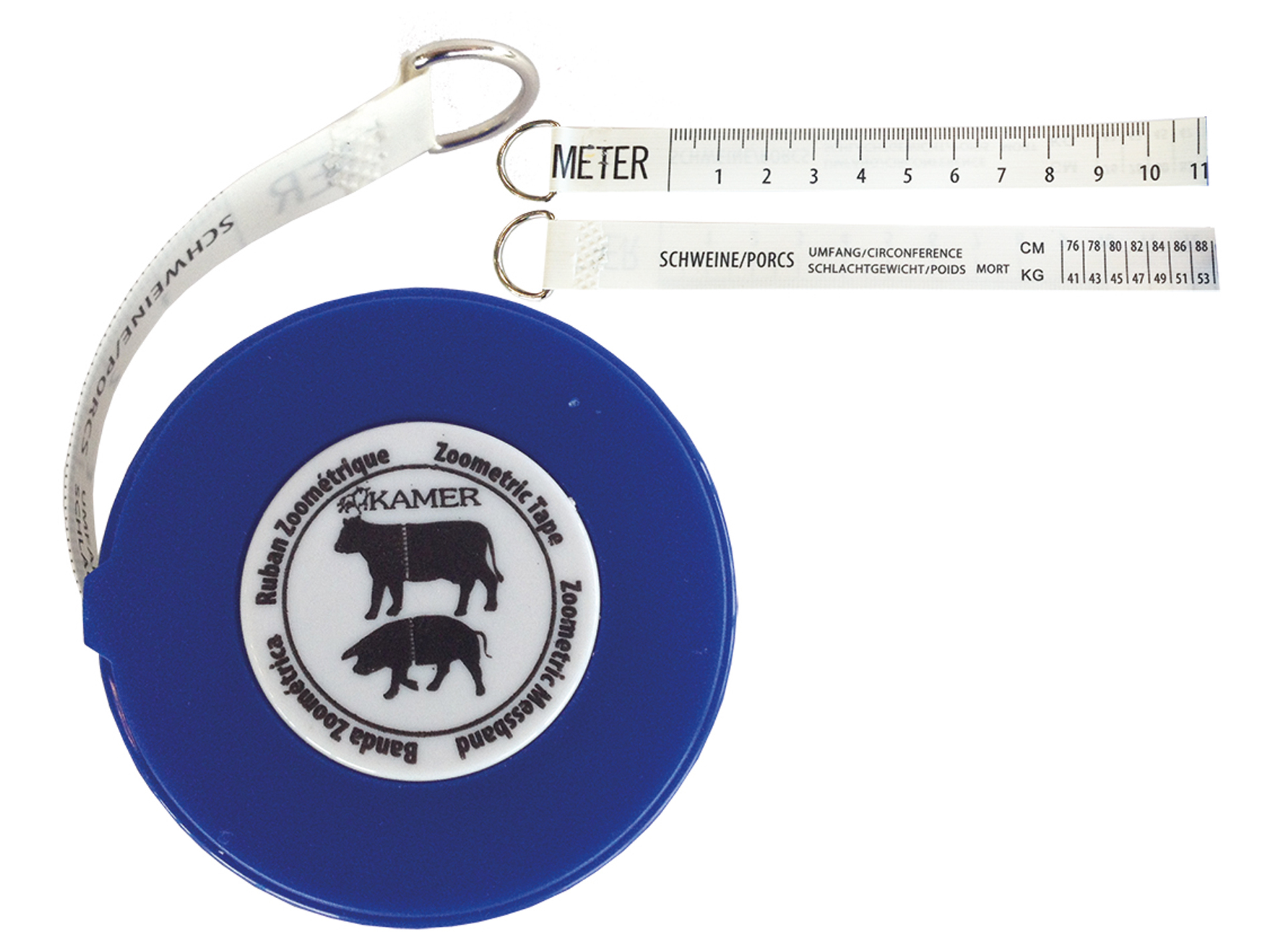 Ruban zoométrique KAMER 2,5m en kg