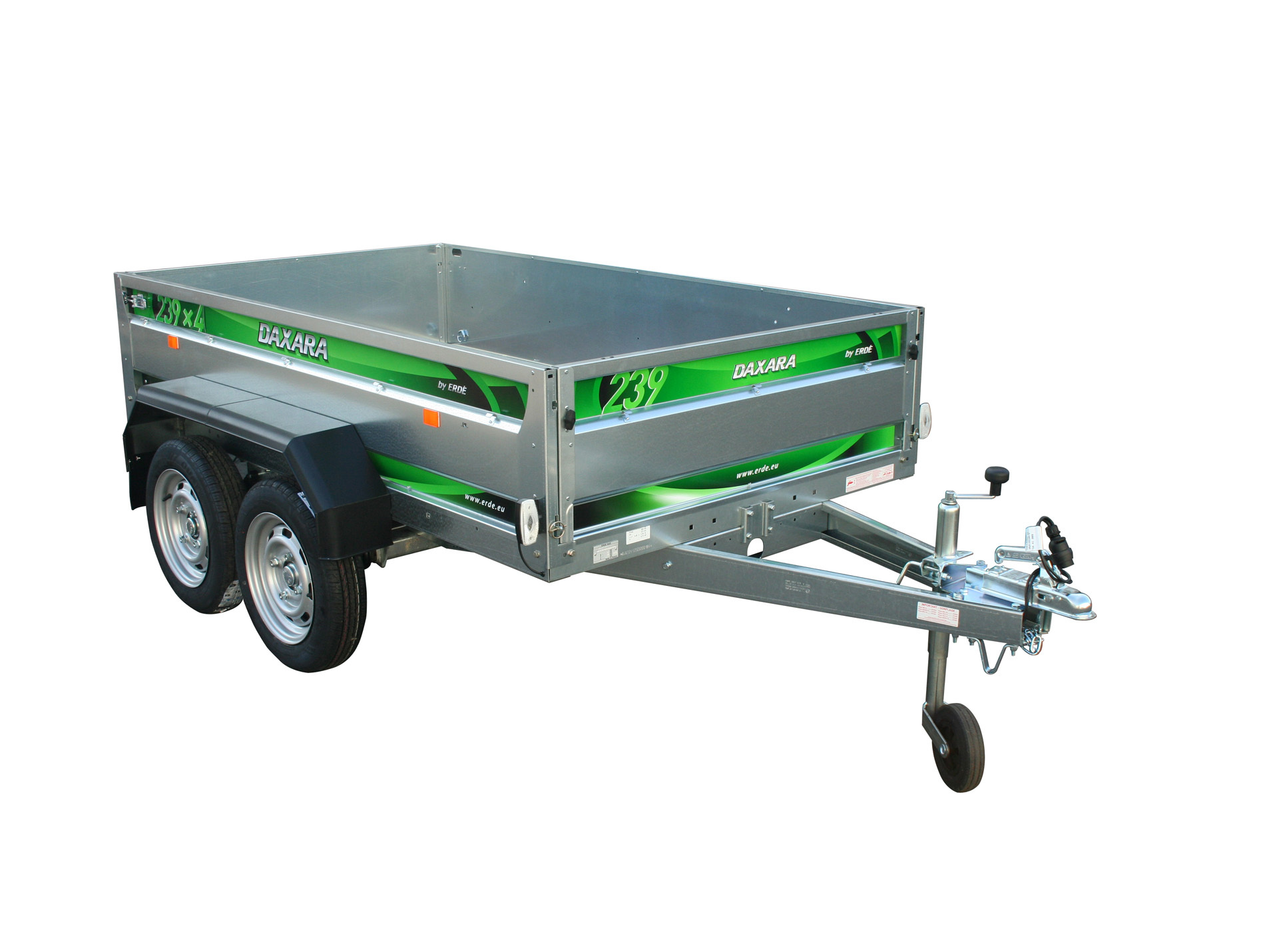 Remorque double essieu DAXARA 239X4 L.3,27m 750kg