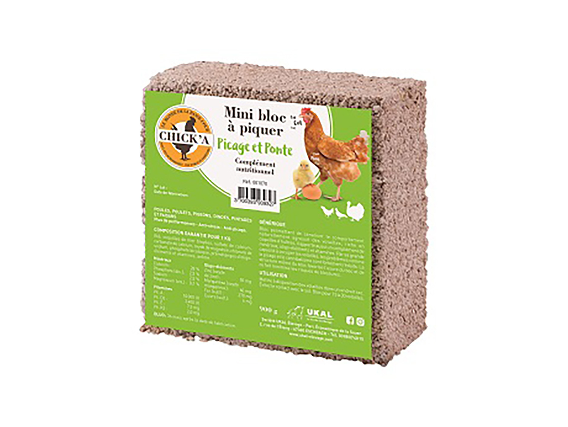 Mini-bloc à piquer CHICK'A 900g
