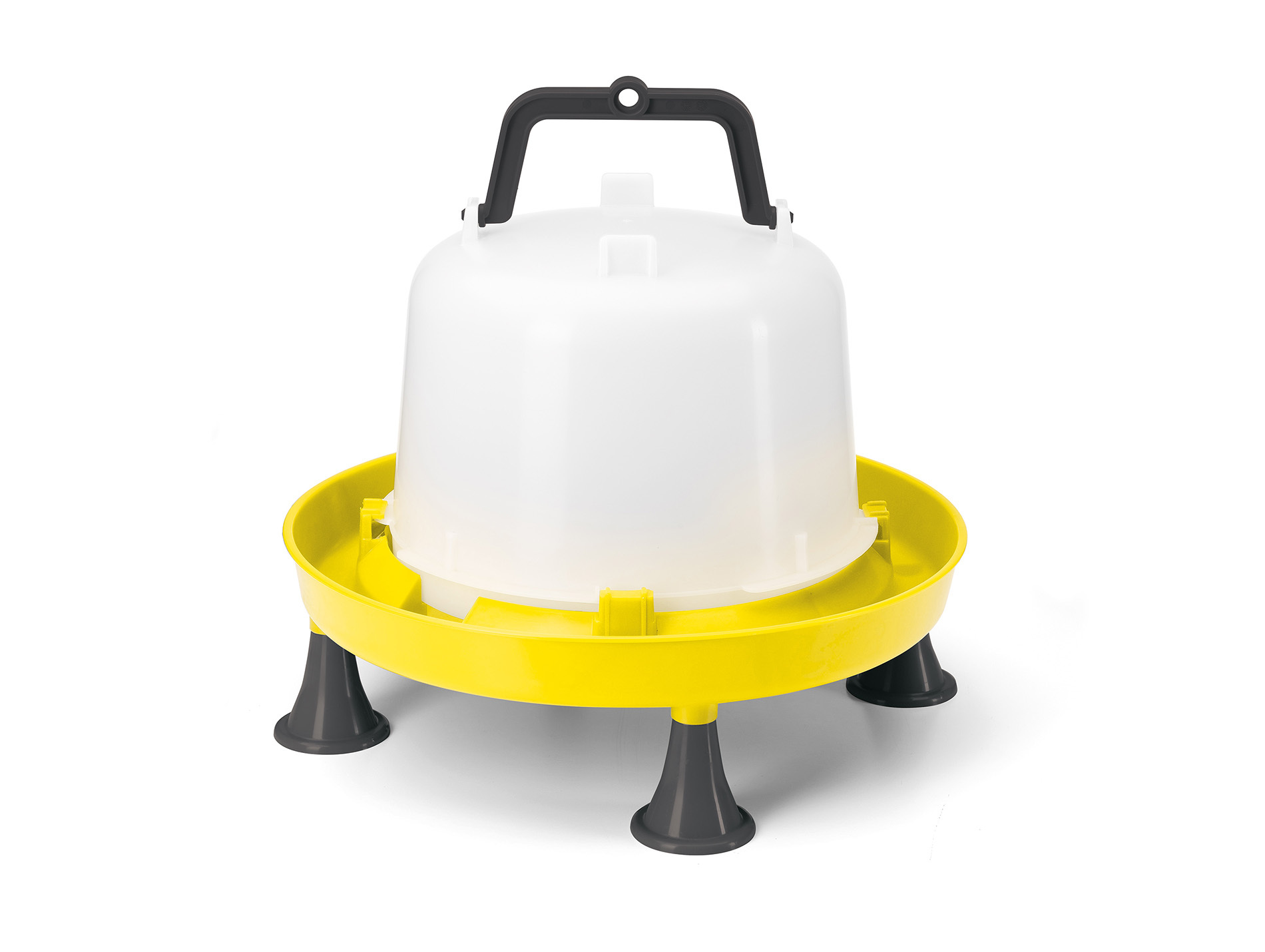 Abreuvoir sur pieds en plastique CHICK'A Jaune 5L