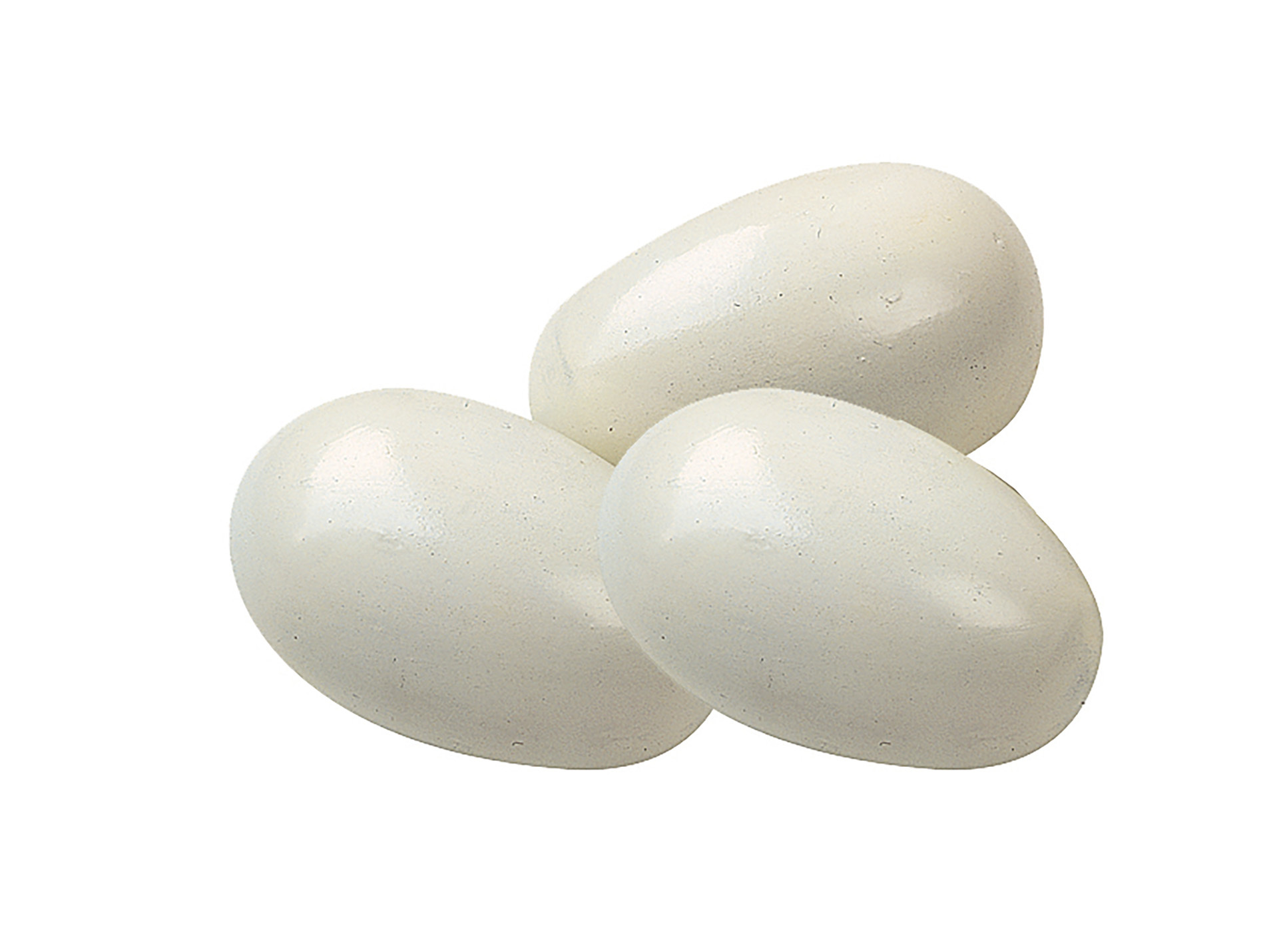 Oeuf factice en bois peint CHICK'A pour poules x3