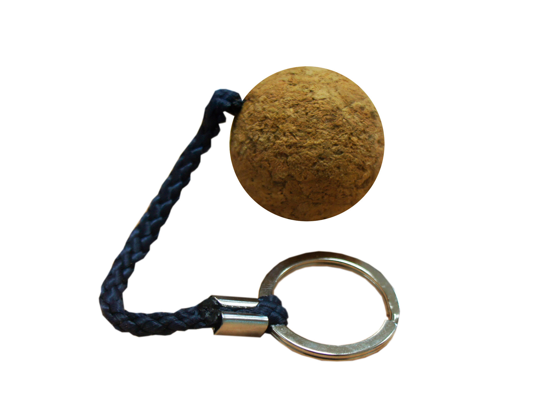 Porte clés flottant boule liège