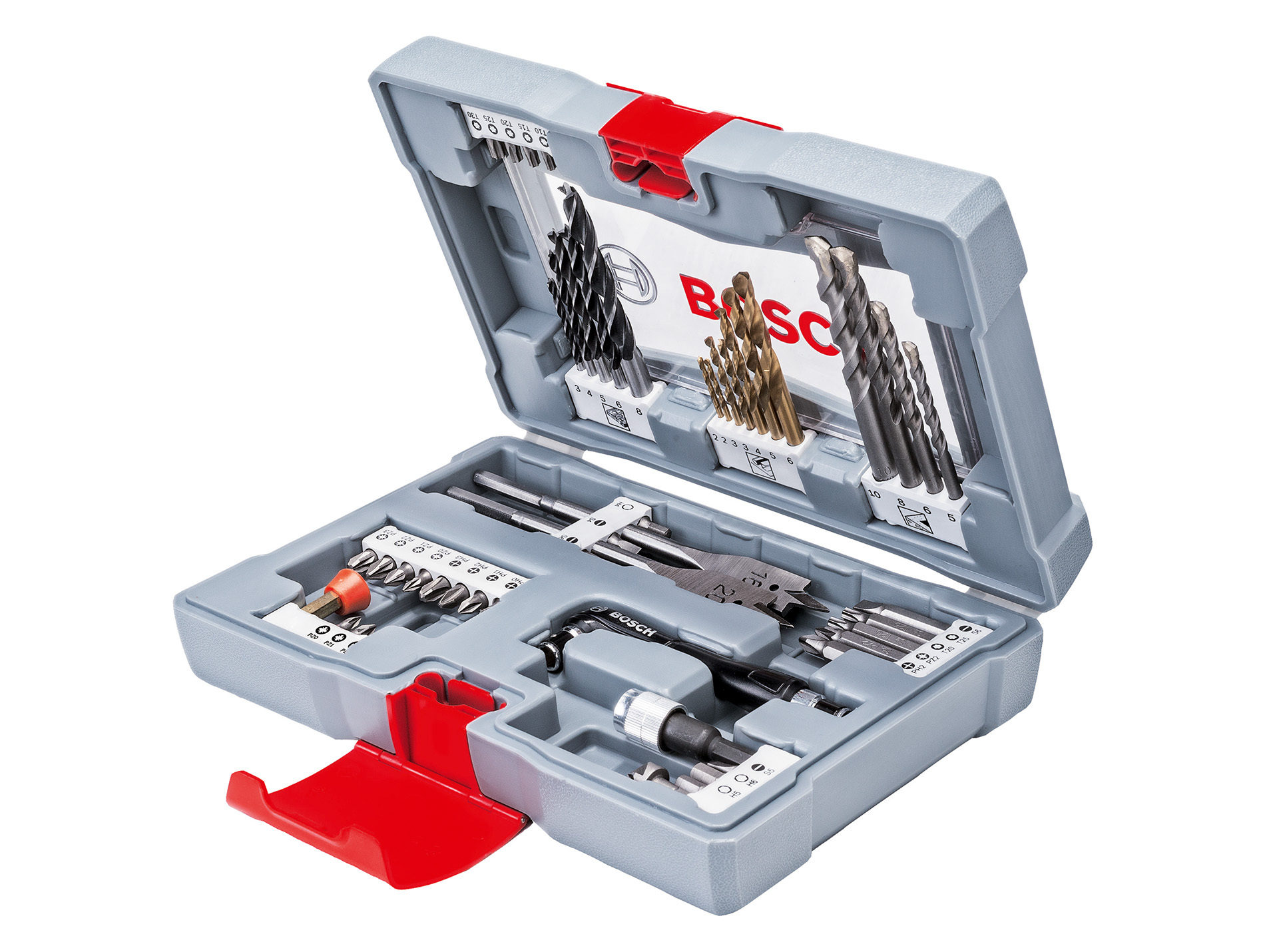 Coffret Premium BOSCH 49 pièces embouts et forets