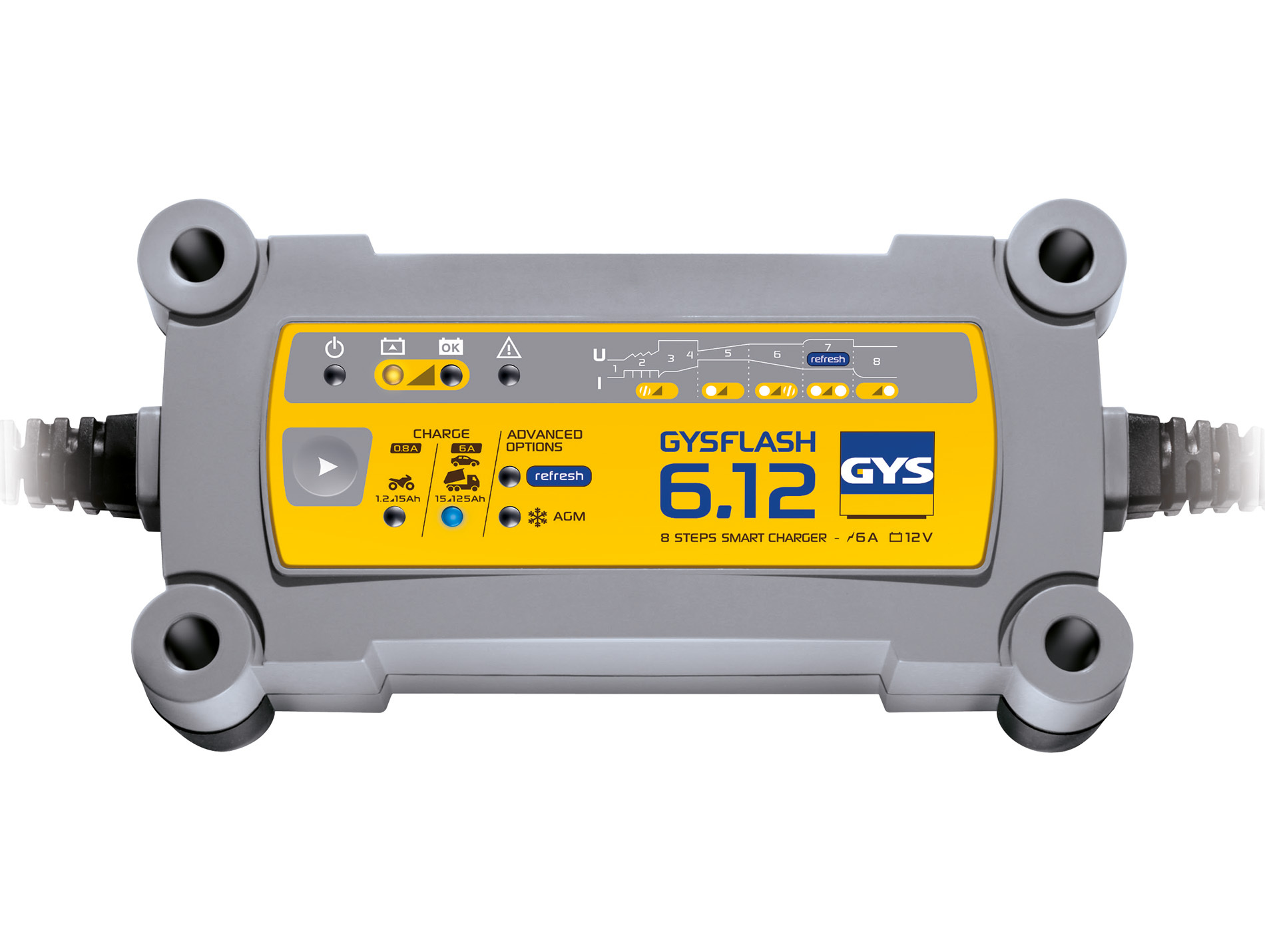 Chargeur de batterie Gysflash 6.12