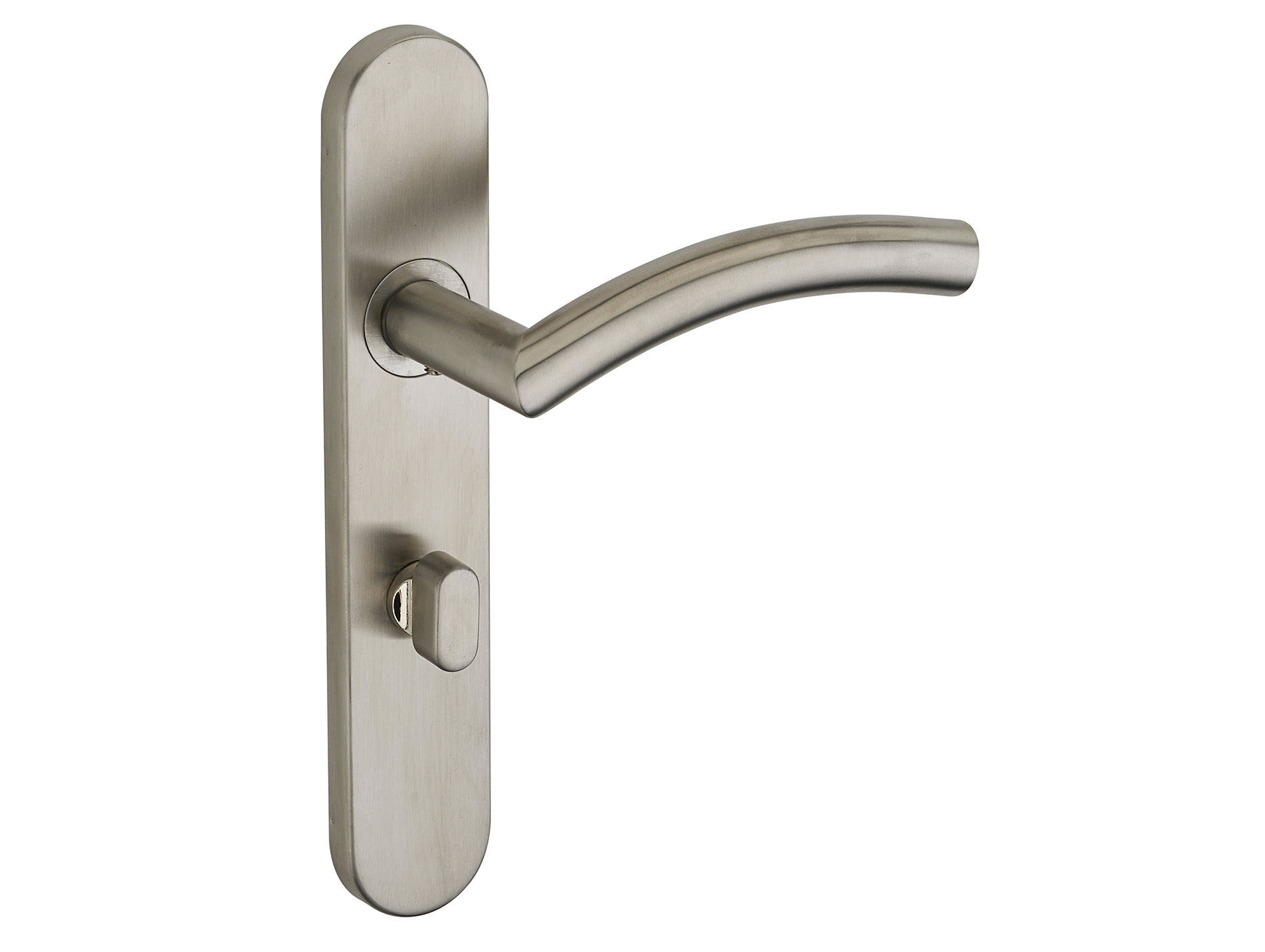 Poignée de porte Ouranus à condamnation entraxe 195mm inox