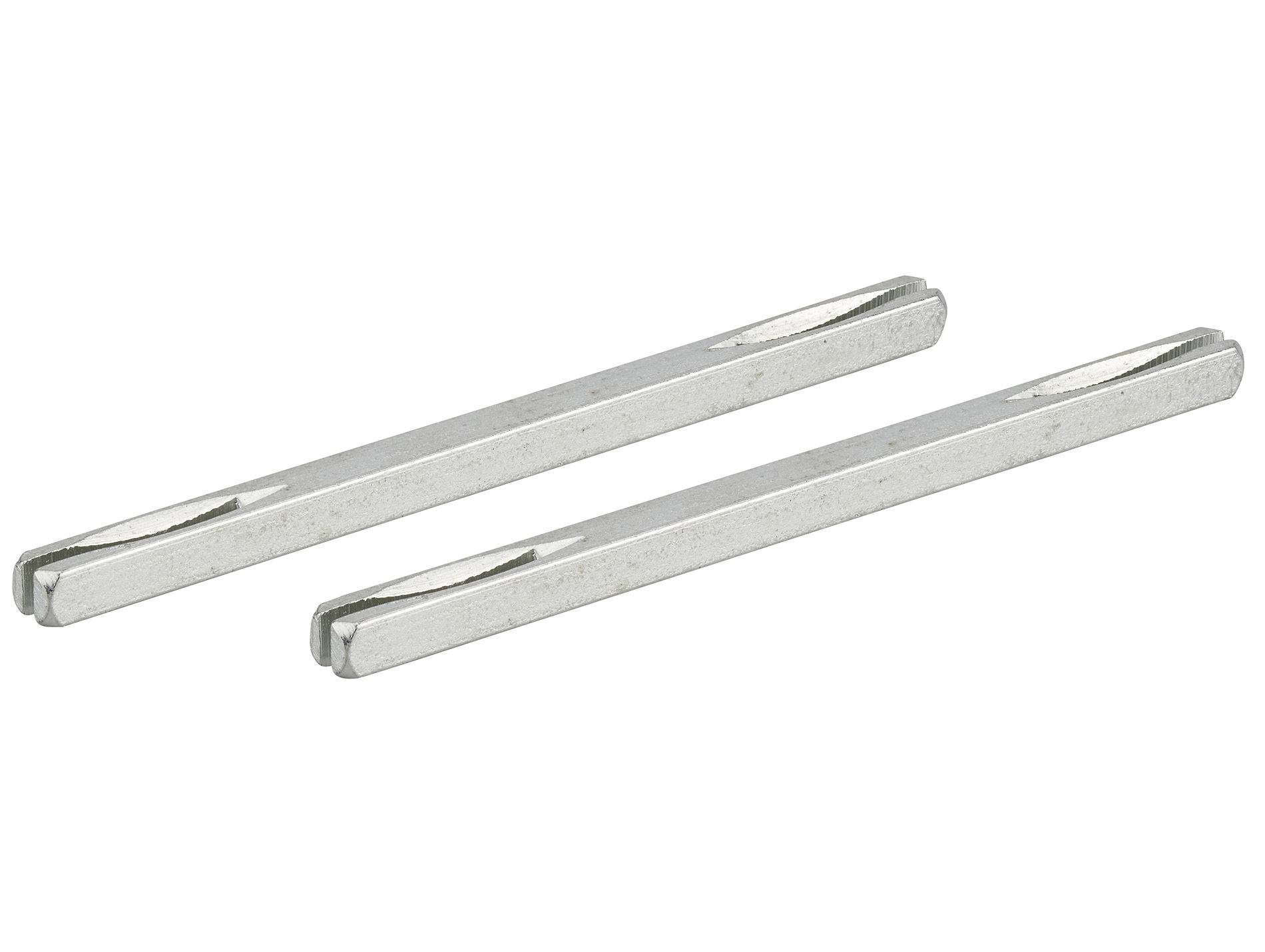 Carrés fendus 6x110mm acier zingué x2