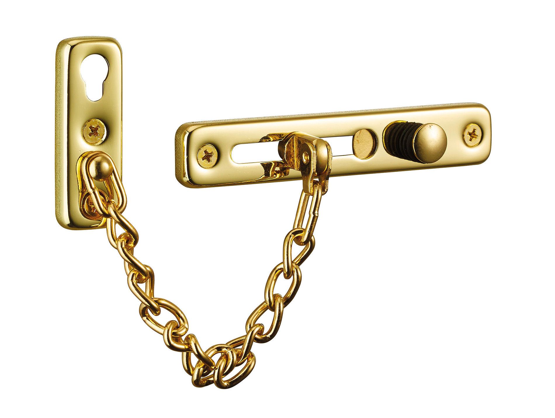 Entrebâilleur chaîne de porte doré
