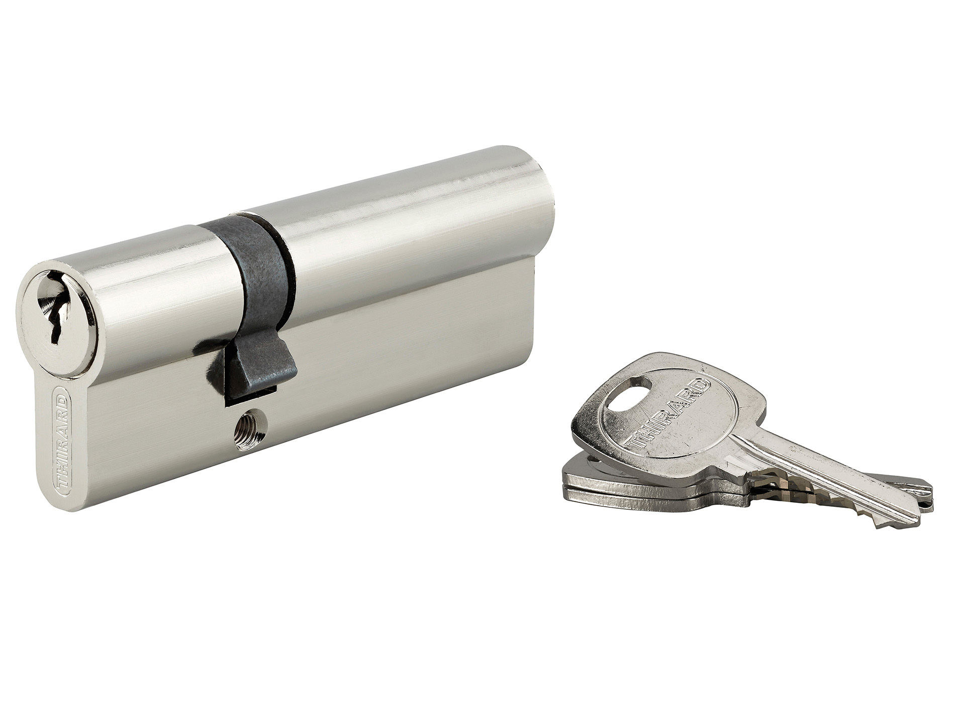 Cylindre de serrure 30x60 nickelé