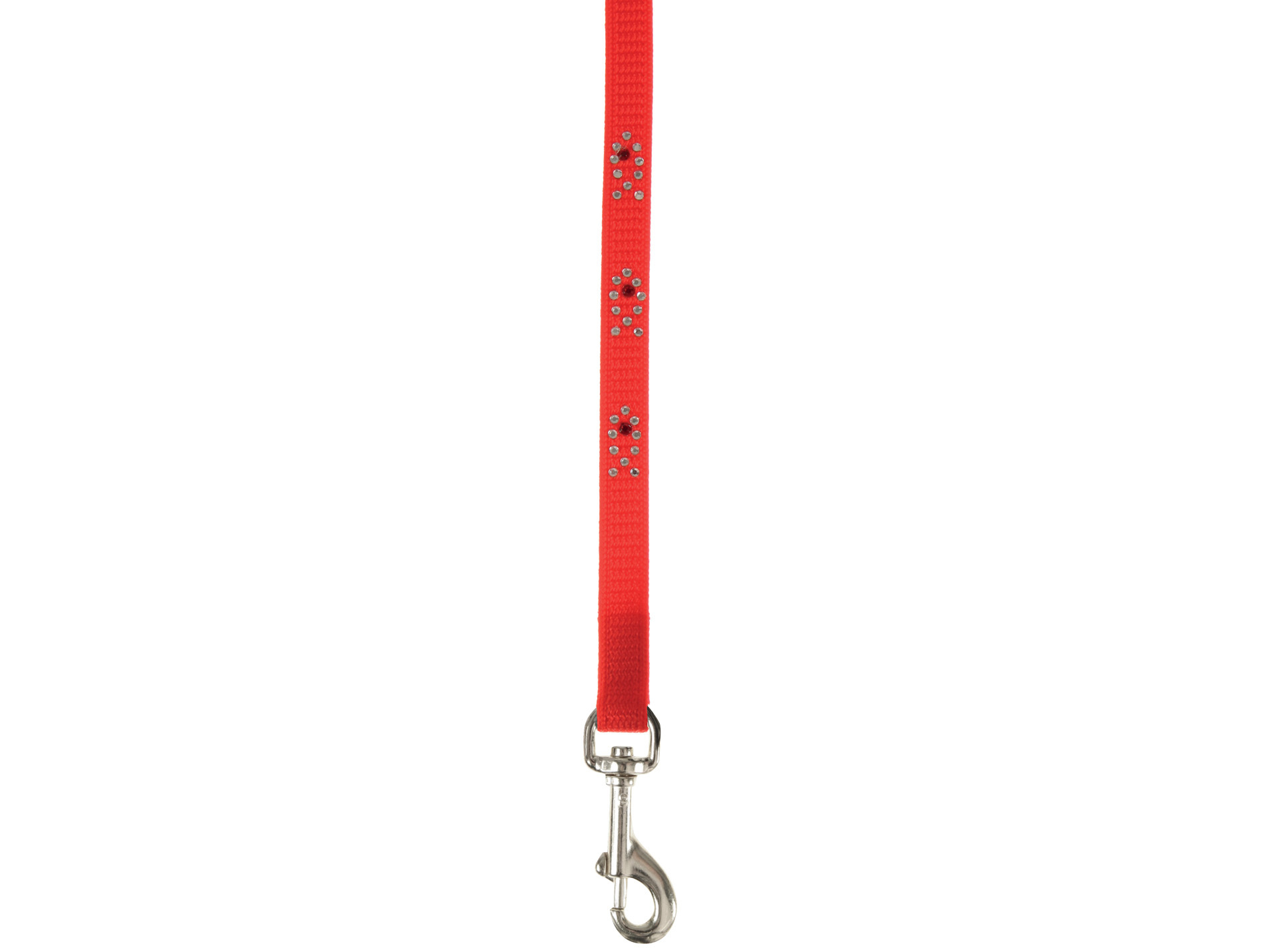 Collier chat Night Fish strass grelot rouge