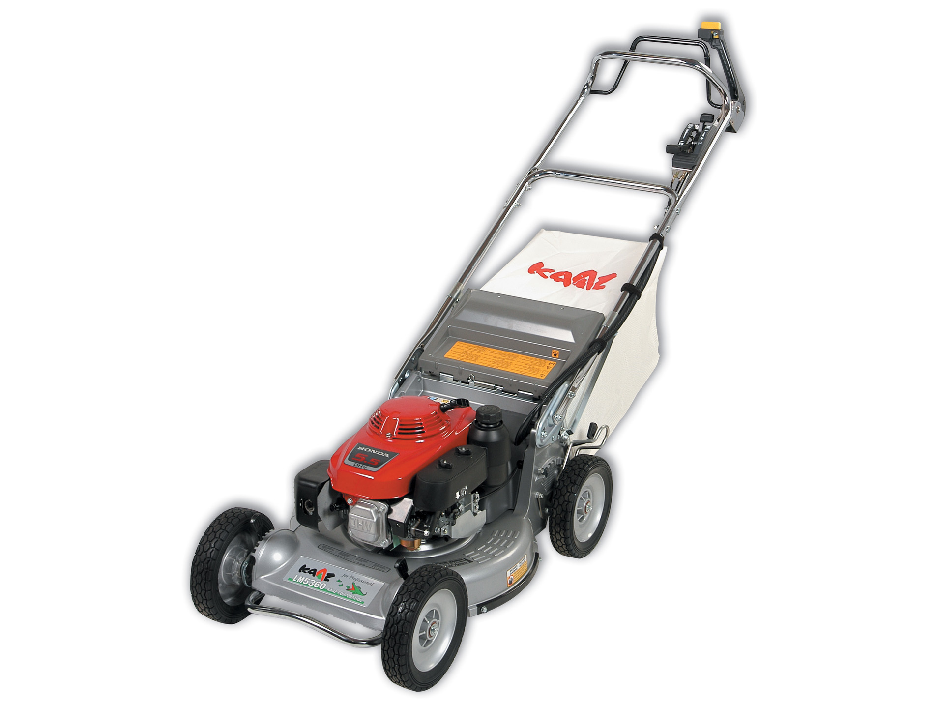 Tondeuse thermique tractée KAAZ LM5360HXA-PRO l.53cm 163cm³