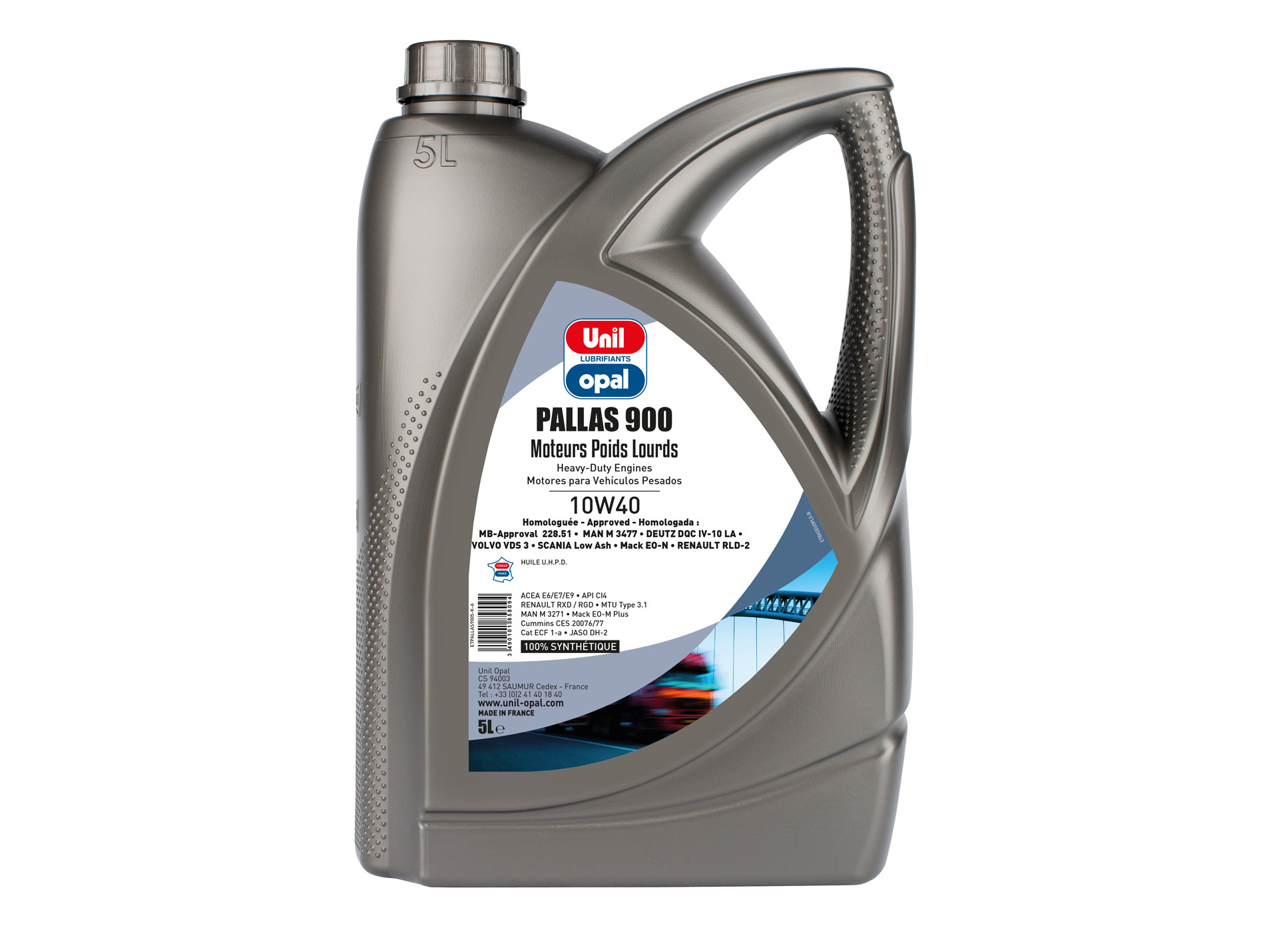 Huile UNIL OPAL pallas 900 10W40 5L
