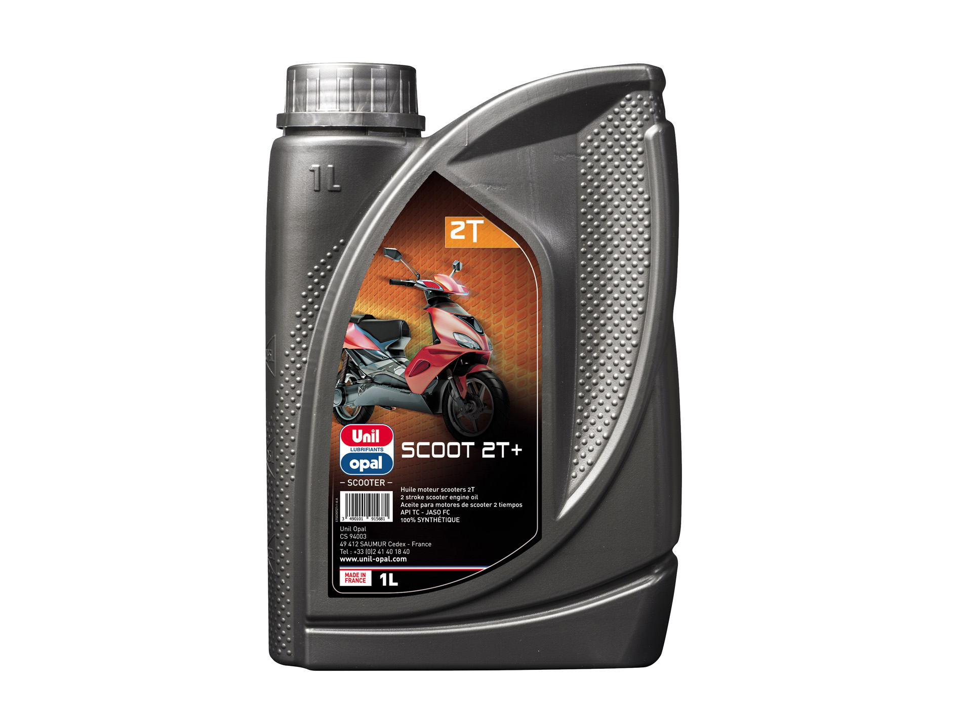 Huile moteur Scoot UNIL OPAL 1L 2 temps
