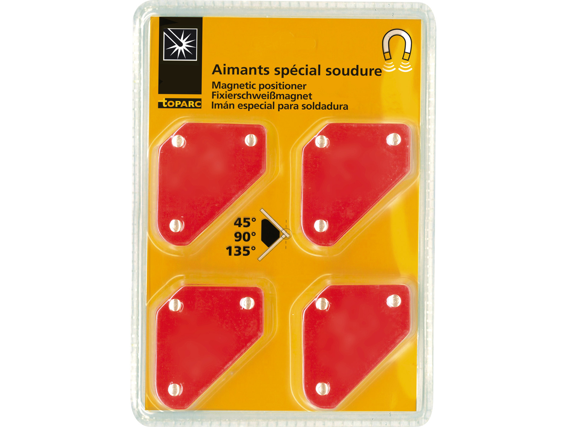 Aimants positionneurs de soudure GYS x4