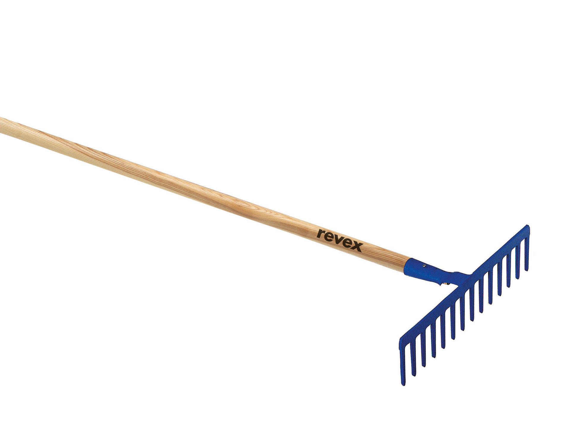 Râteau à douille forgée REVEX 14 dents droites manche bois