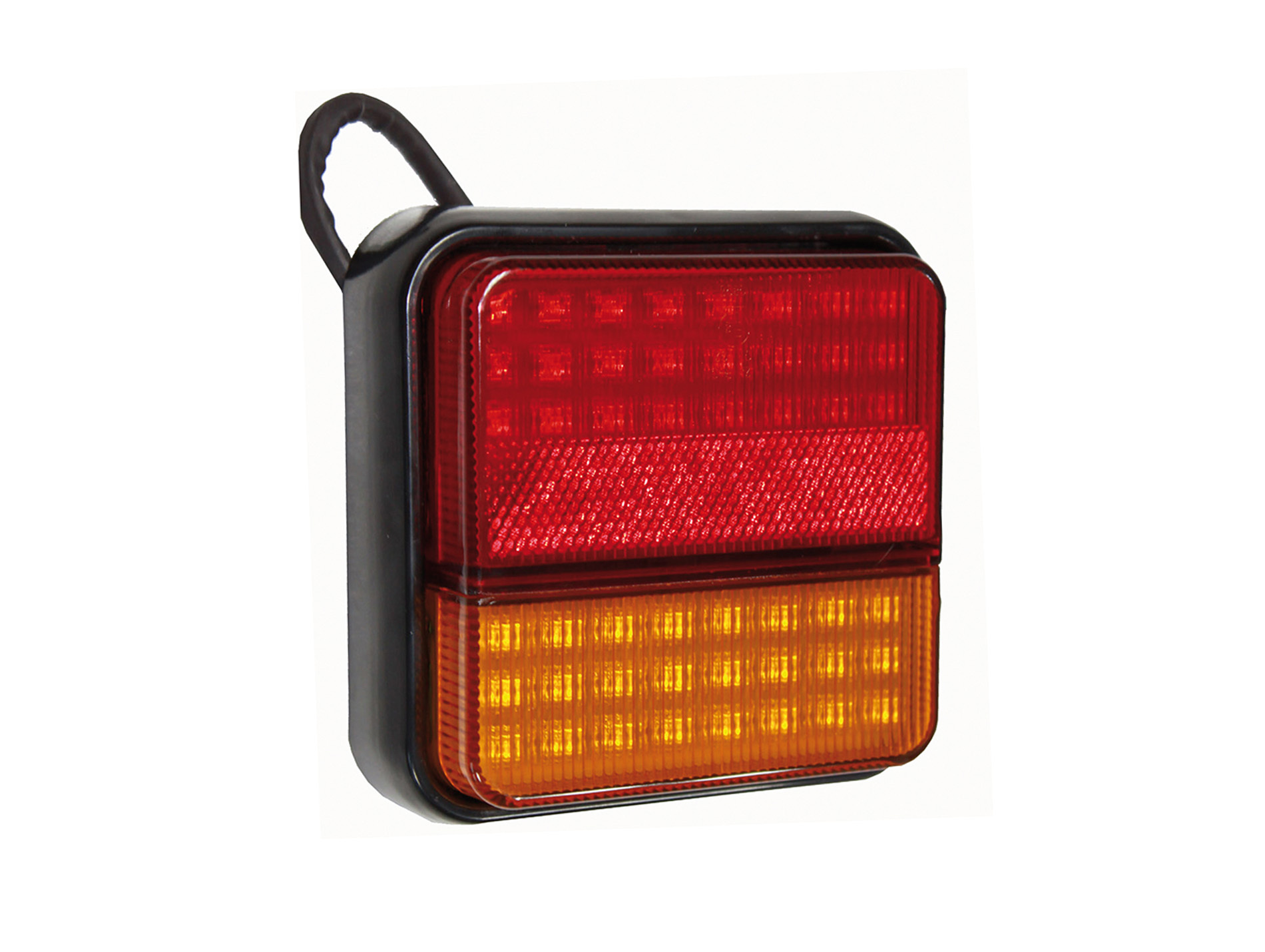 Feu arrière 4 fonctions leds 115x115x35mm