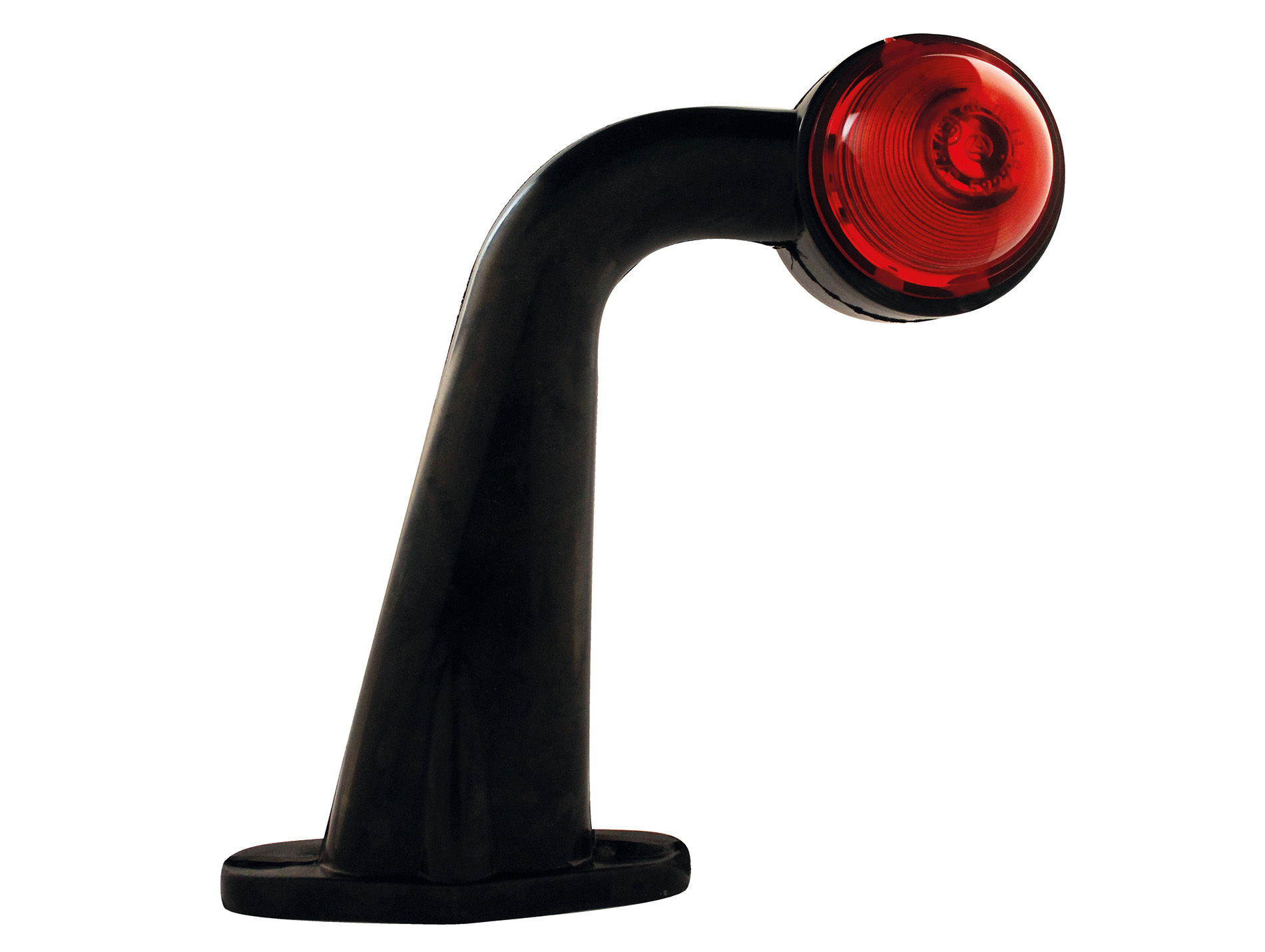 Feu gabarit led 12-24V déporté coudé