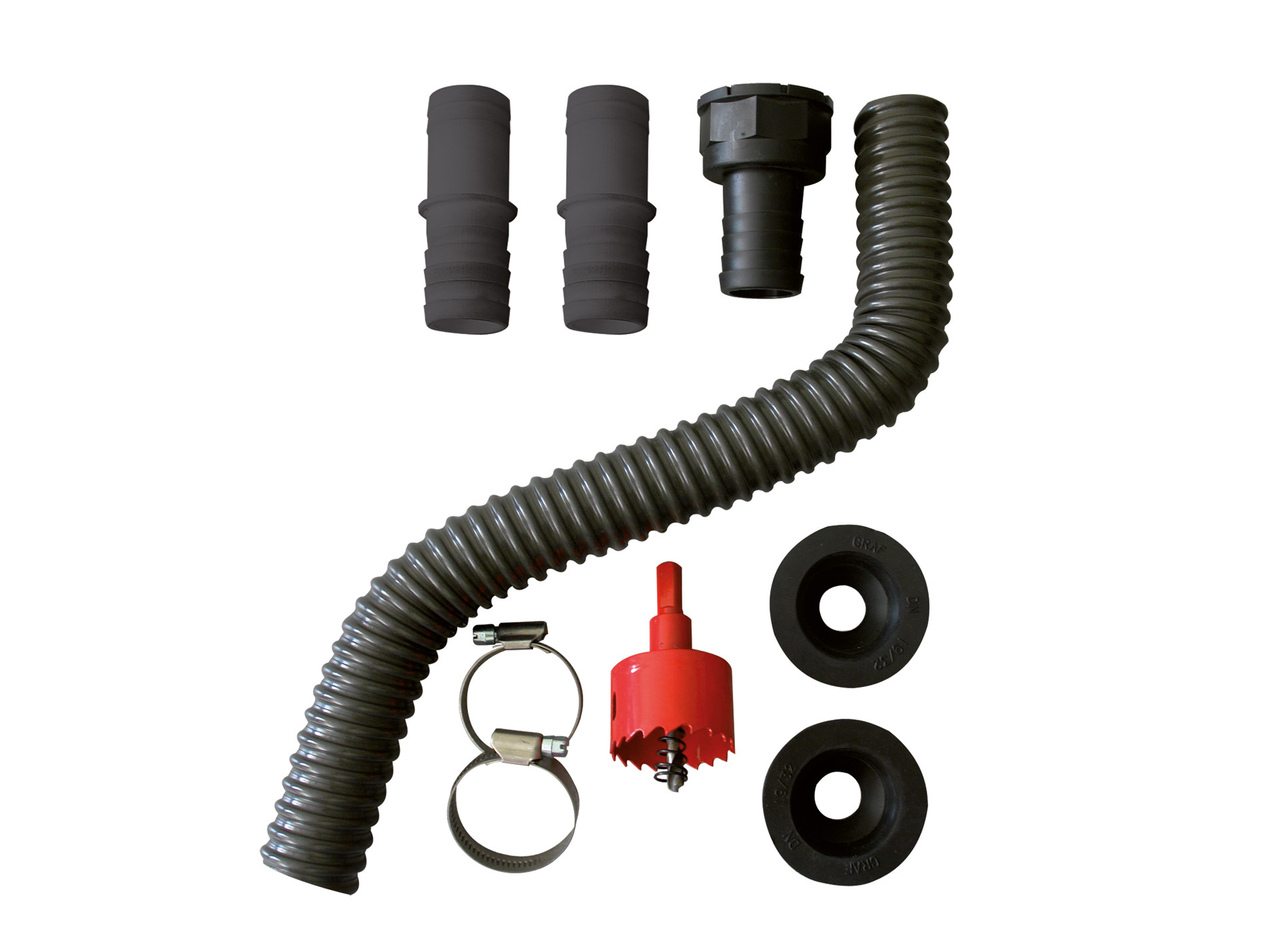 Set de jumelage pour récupérateur GARANTIA Flex-Comfort Gris