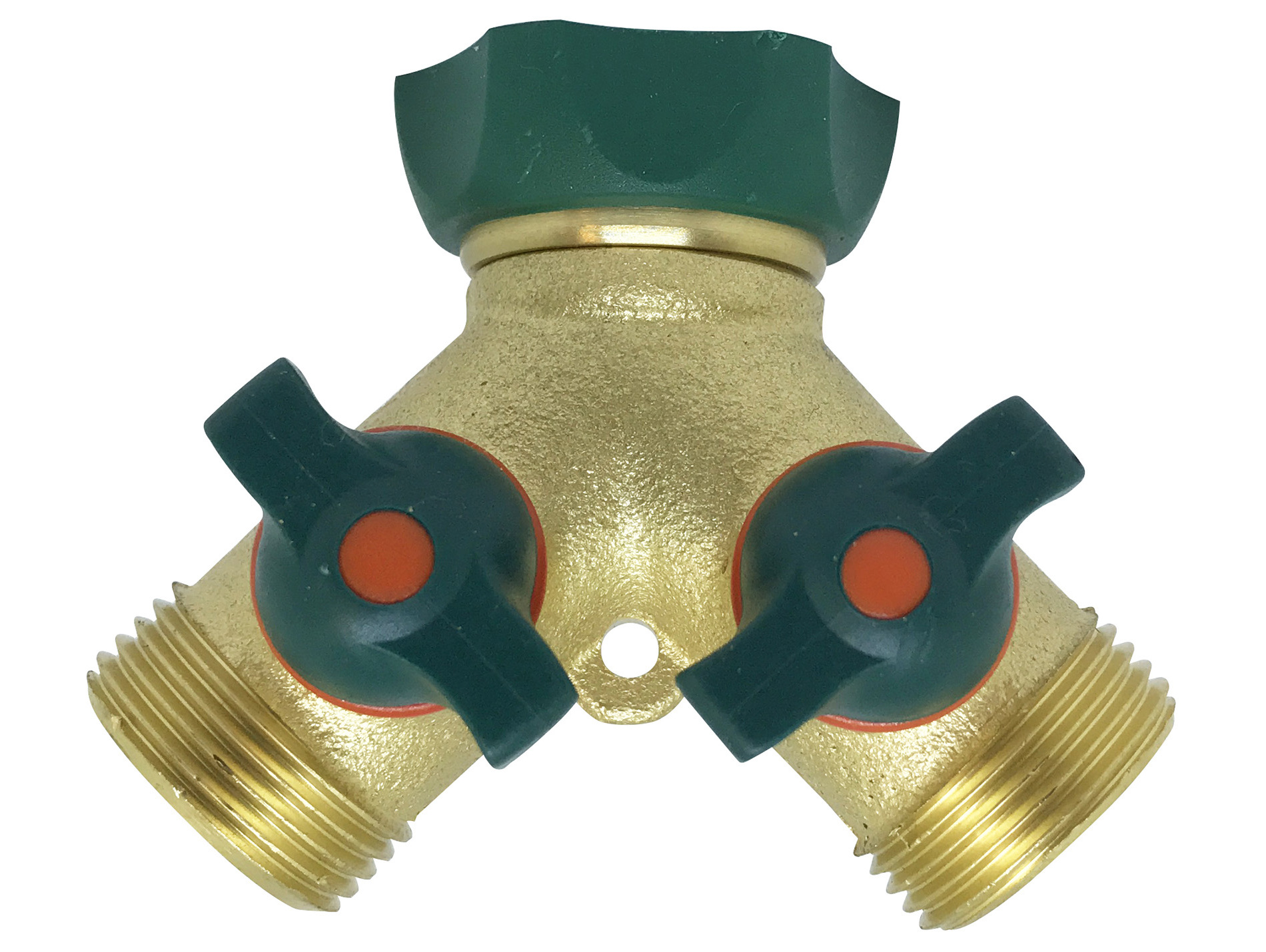 Nez de robinet 2 voies laiton