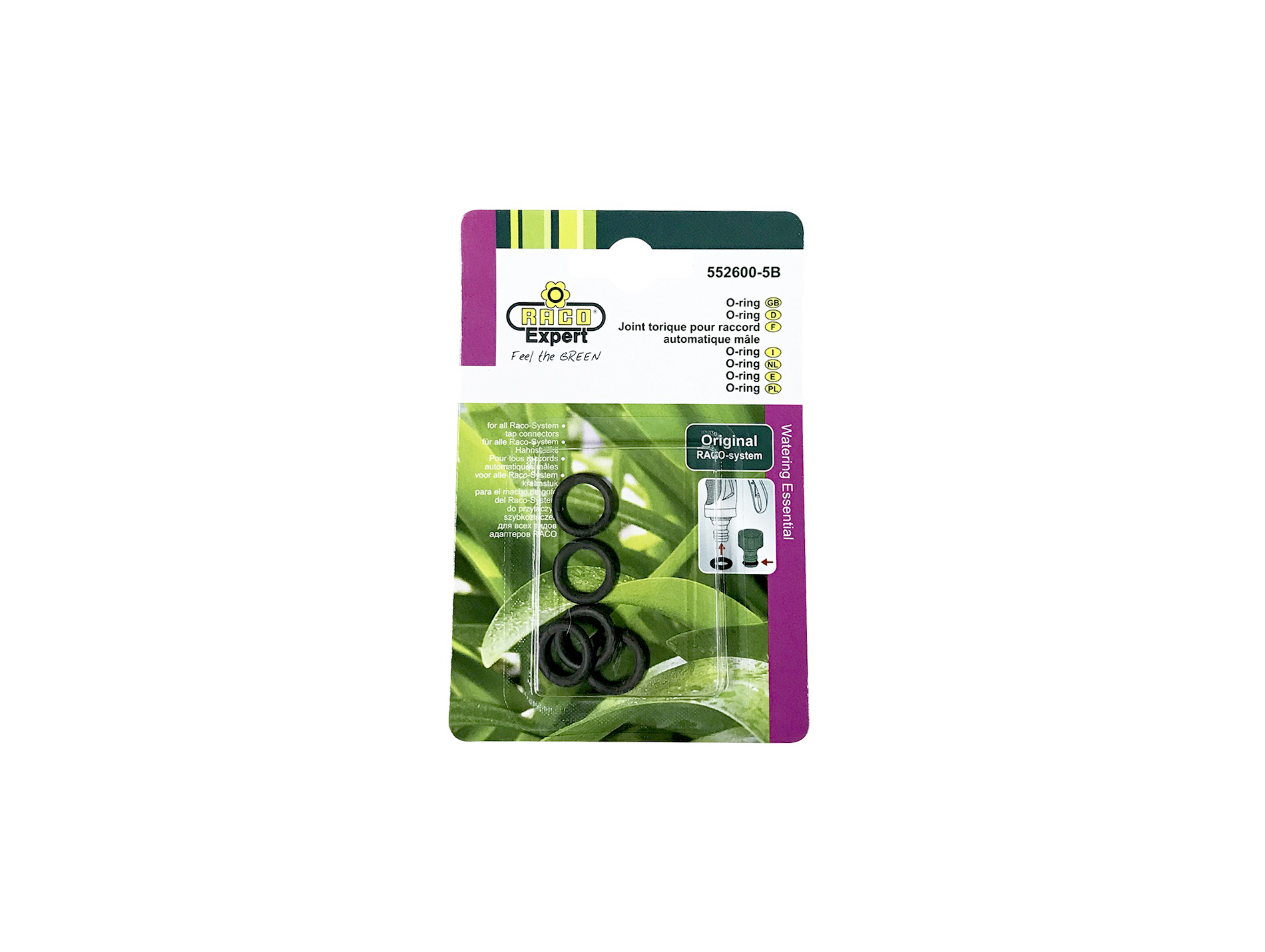 Joints toriques pour raccord d'arrosage x5