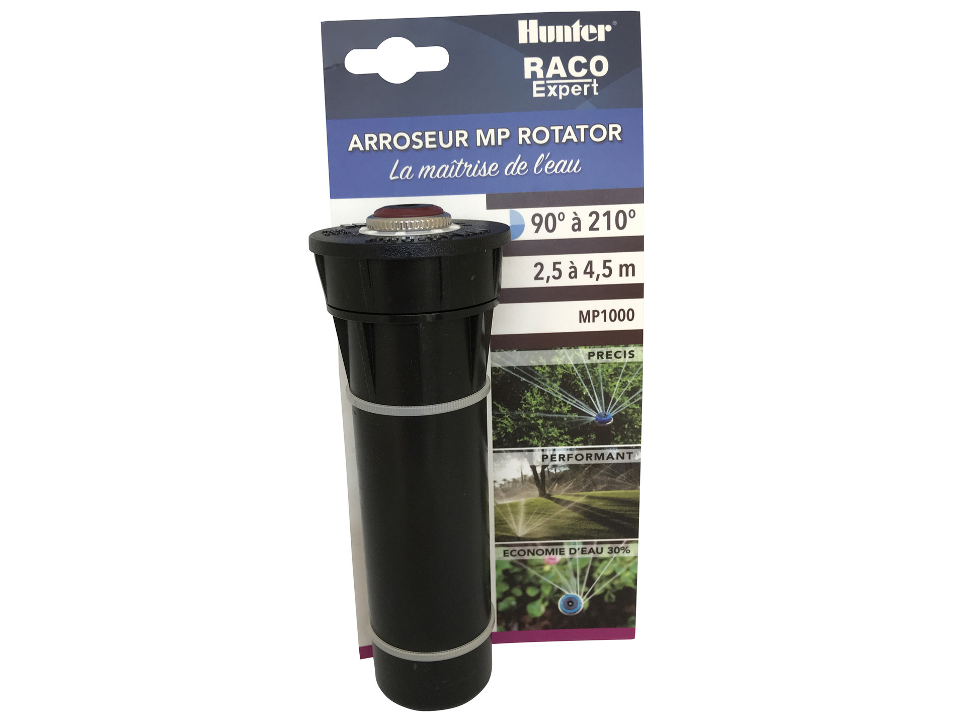 Arroseur MP 1000 90-210° bordeaux