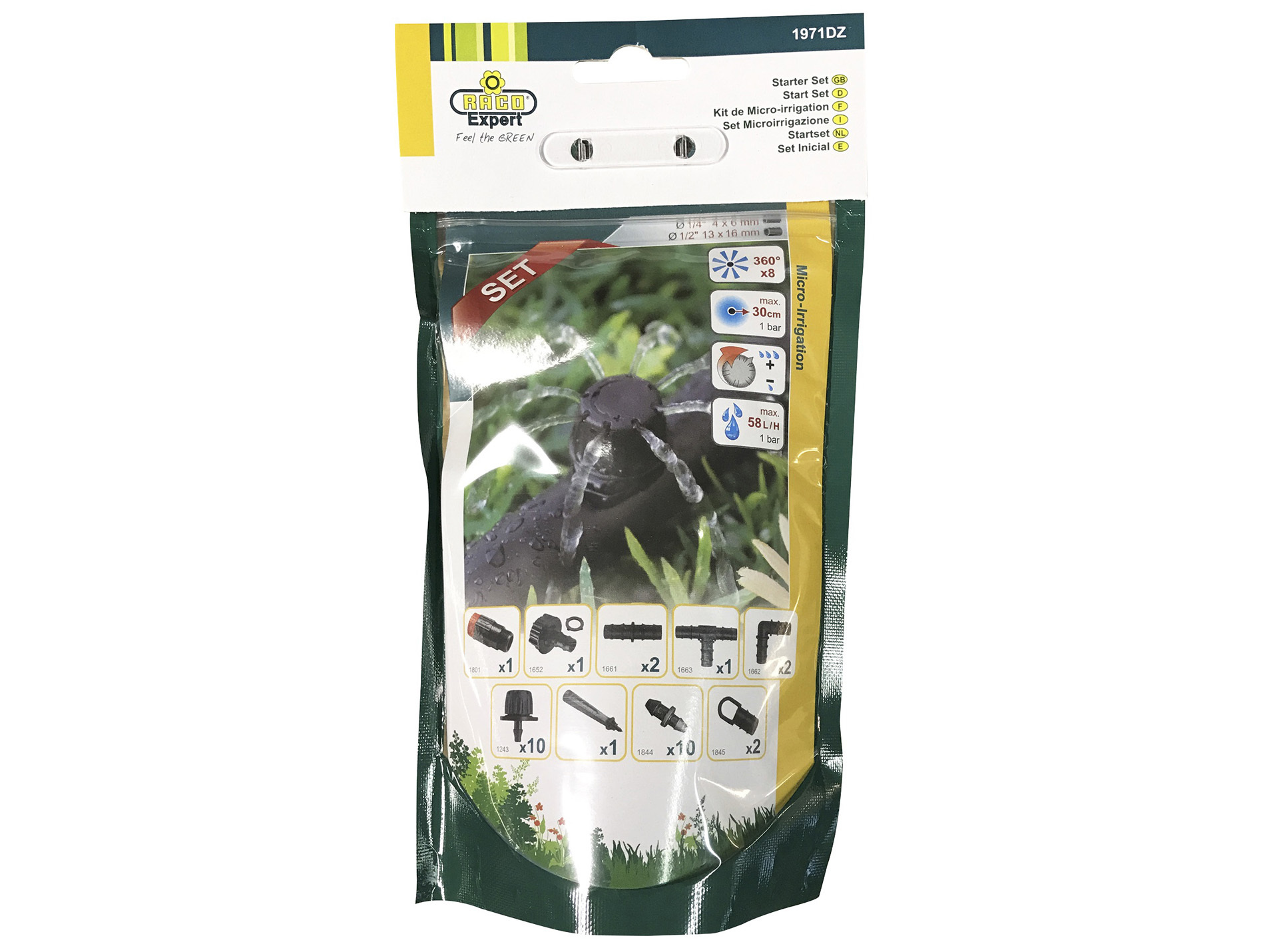 Kit raccords goutte à goutte 30 pièces