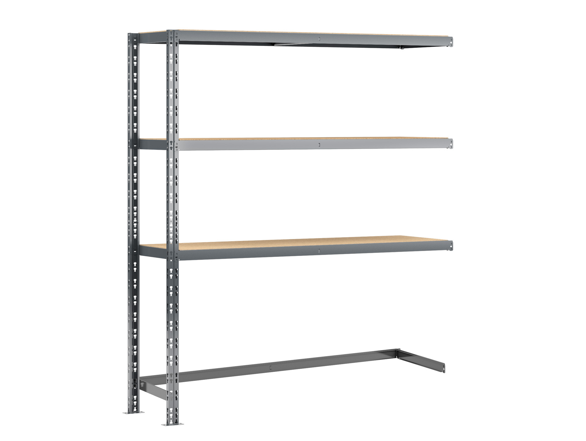Extension D pour étagère MODULO STORAGE 3 plateaux 40x150