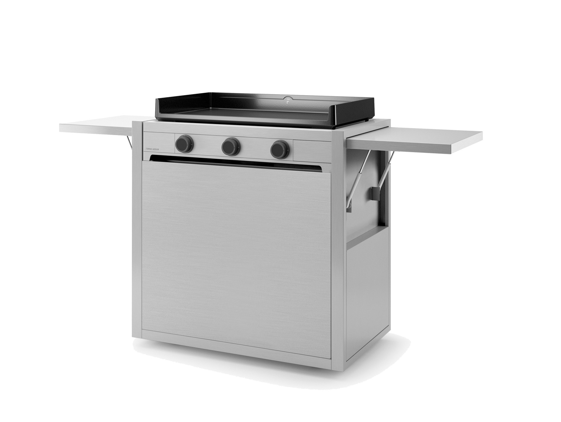 Chariot inox FORGE ADOUR plancha Modern 75