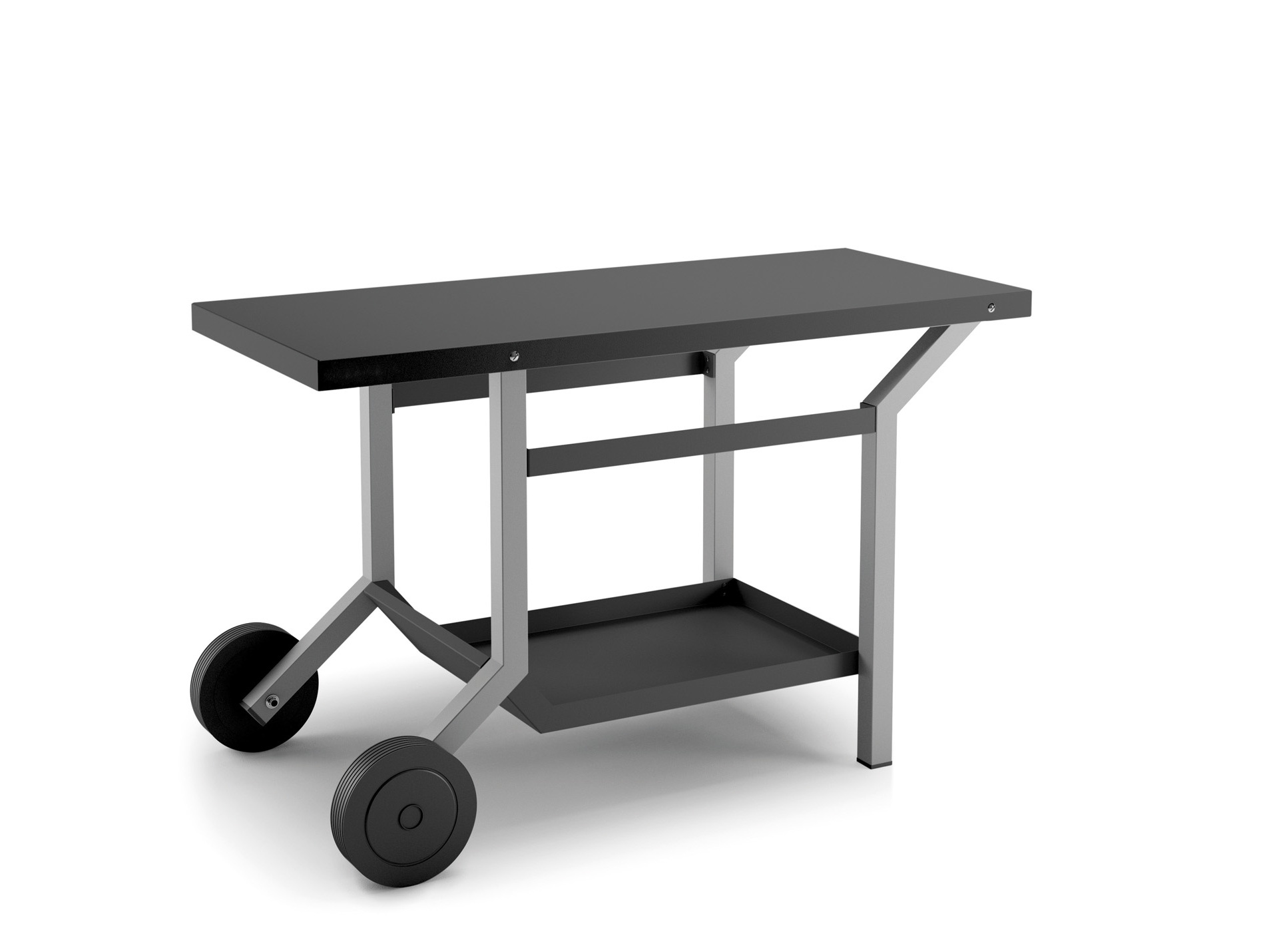 Table roulante FORGE ADOUR noir/gris