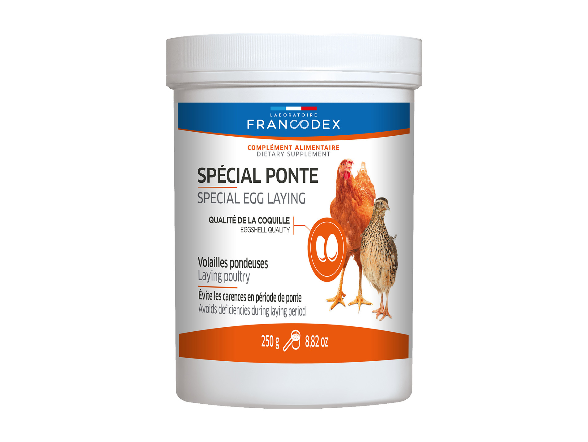 Aliment poule pondeuse spécial ponte Francodex 400g