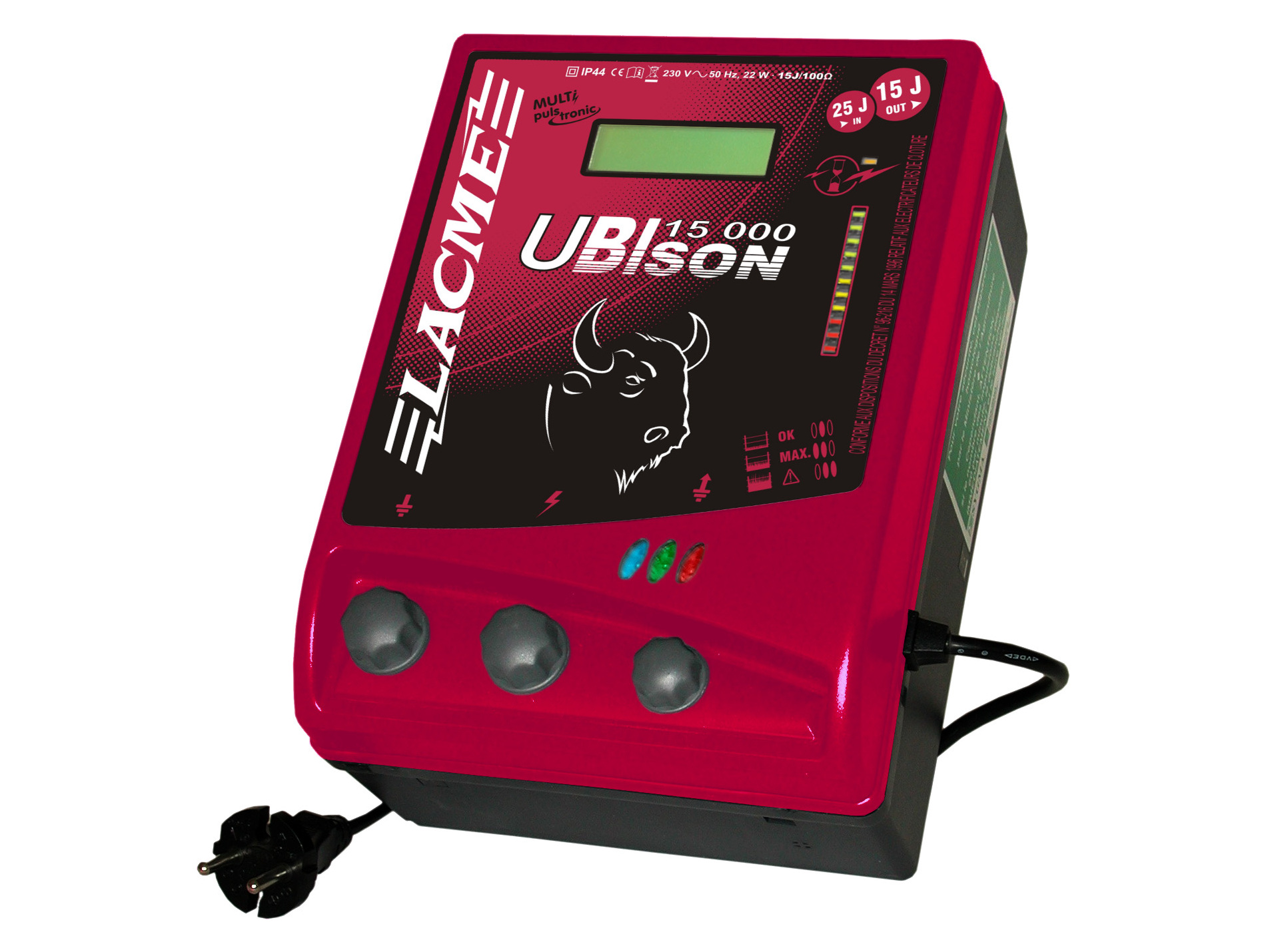 Electrificateur secteur LACME ubison 15000 15J