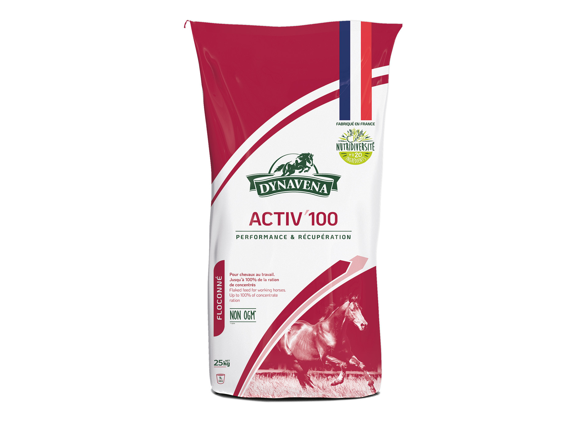 Aliment cheval DYNAVENA Activ'100 25kg